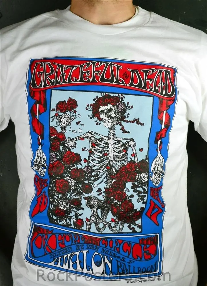 Fd-26 - The Grateful Dead - Mouse & Kelley - T-Shirt - Avalon Ballroom - Mint 1