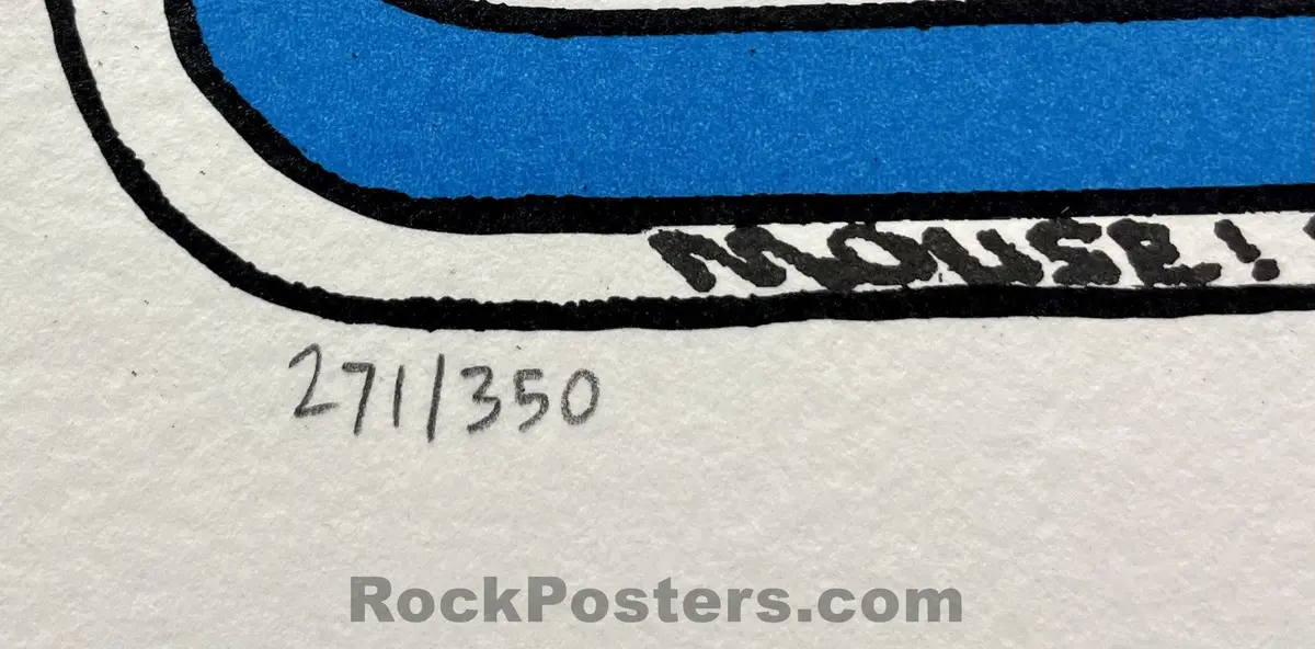 Auction - Fd-26 - Grateful Dead - Skeleton & Roses - Mouse Signed - Silkscreen Poster - Edition Of 350 - Near Mint Minus 2