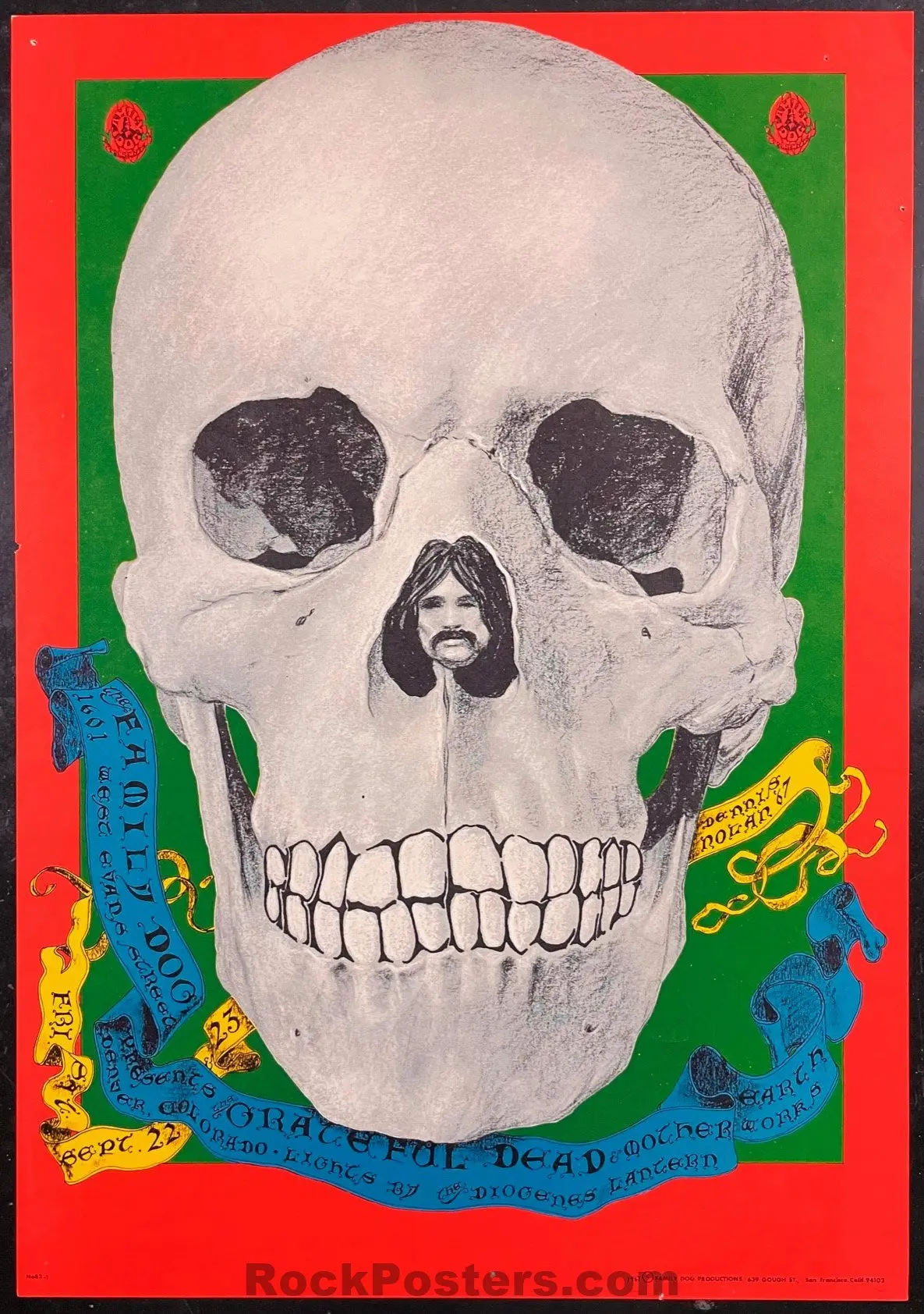 Auction - Fd-82 -  Grateful Dead -  Denver, Co - 1967 Poster - Excellent 1