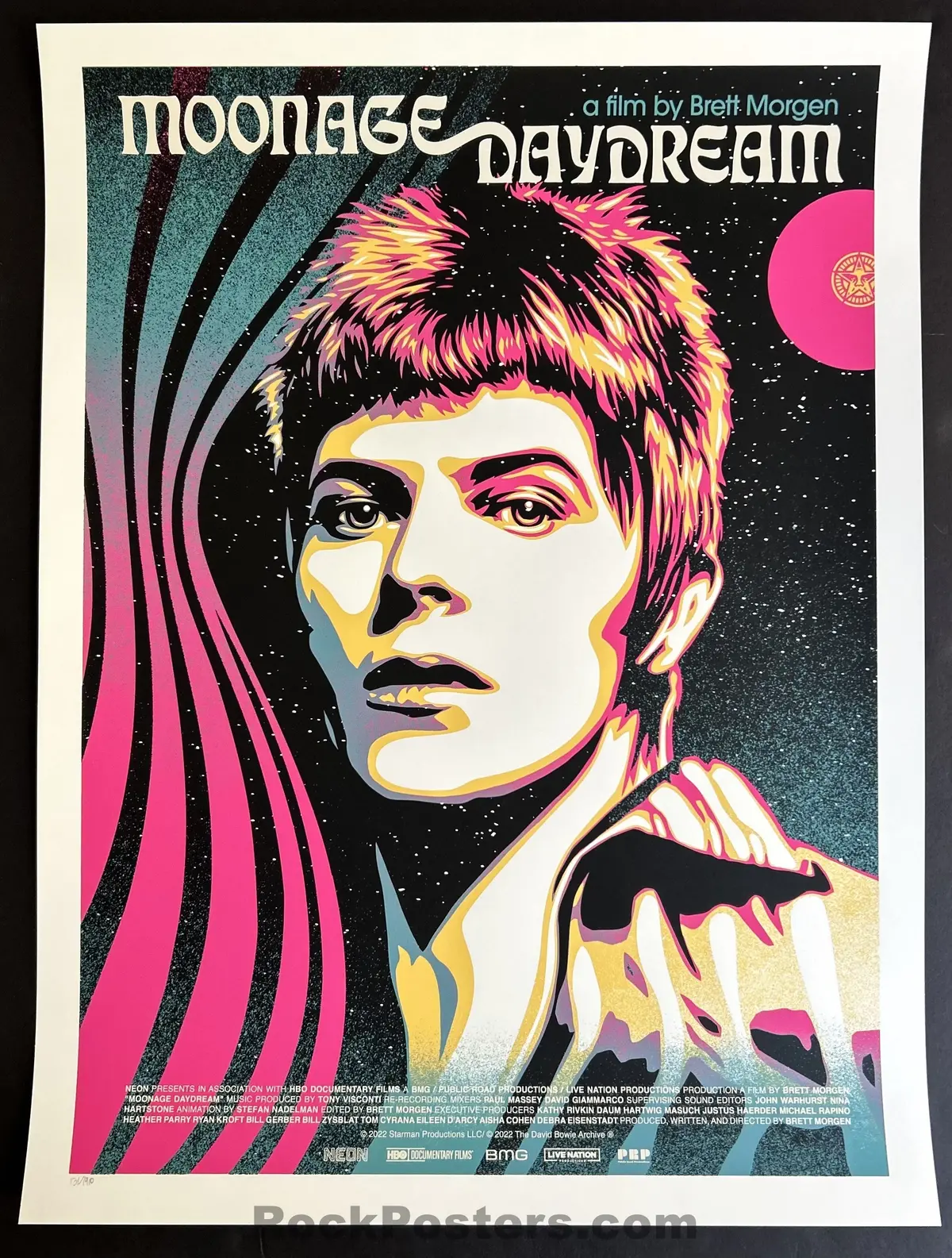 Auction - David Bowie - Moonage Daydream '22 - Shepard Fairey - 1St Edition - Mint 1