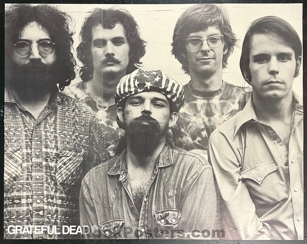 Auction - Grateful Dead - Warner Brothers - 1970 Promo Poster - Excellent 1