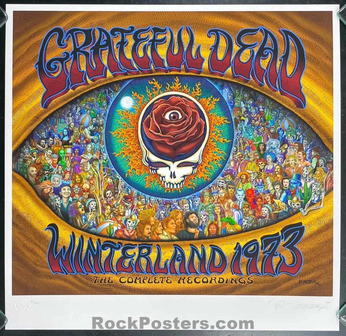 Auction - Grateful Dead - Winterland 1973 - '08 Poster - Emek - Mint 1