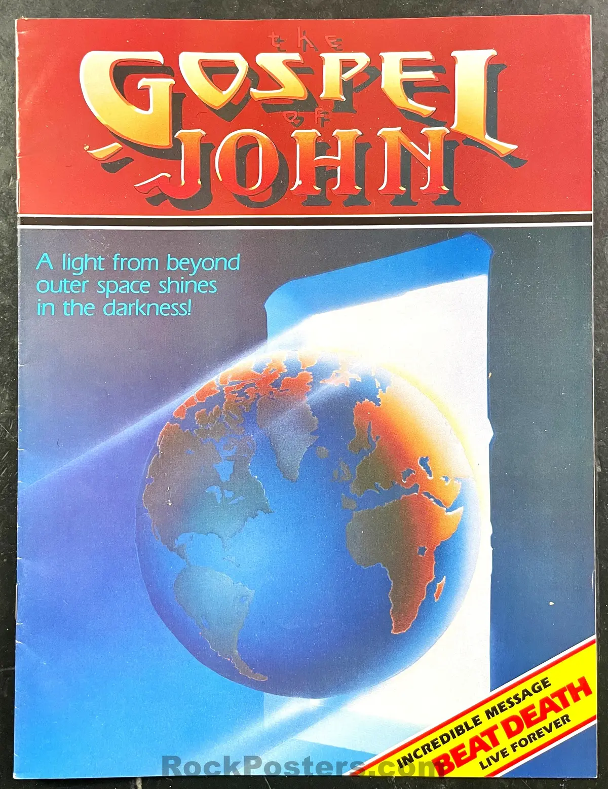 Auction - Rick Griffin - Illustrated Gospel Of John - 1980 Magazine - Near Mint Minus 1