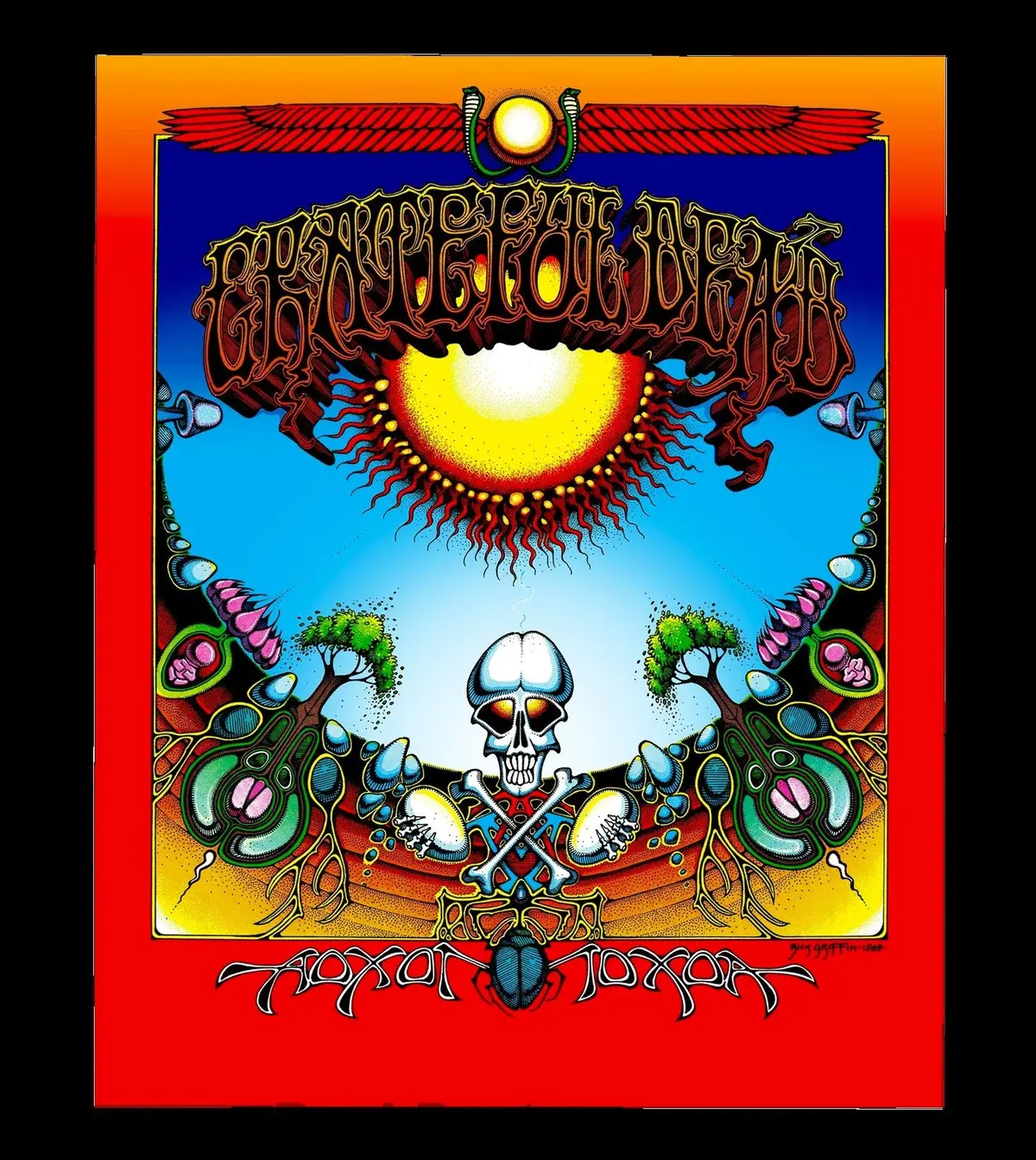 Auction - Grateful Dead - Aoxomoxoa - Rick Griffin - Fine Art Serigraph - Mint 1