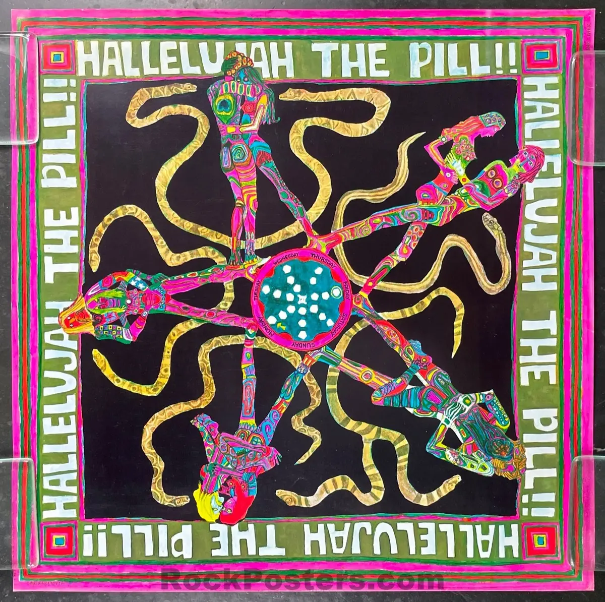 Auction -  Hallelujah The Pill - Mari Tepper - 1967  Poster - Near Mint Minus 1