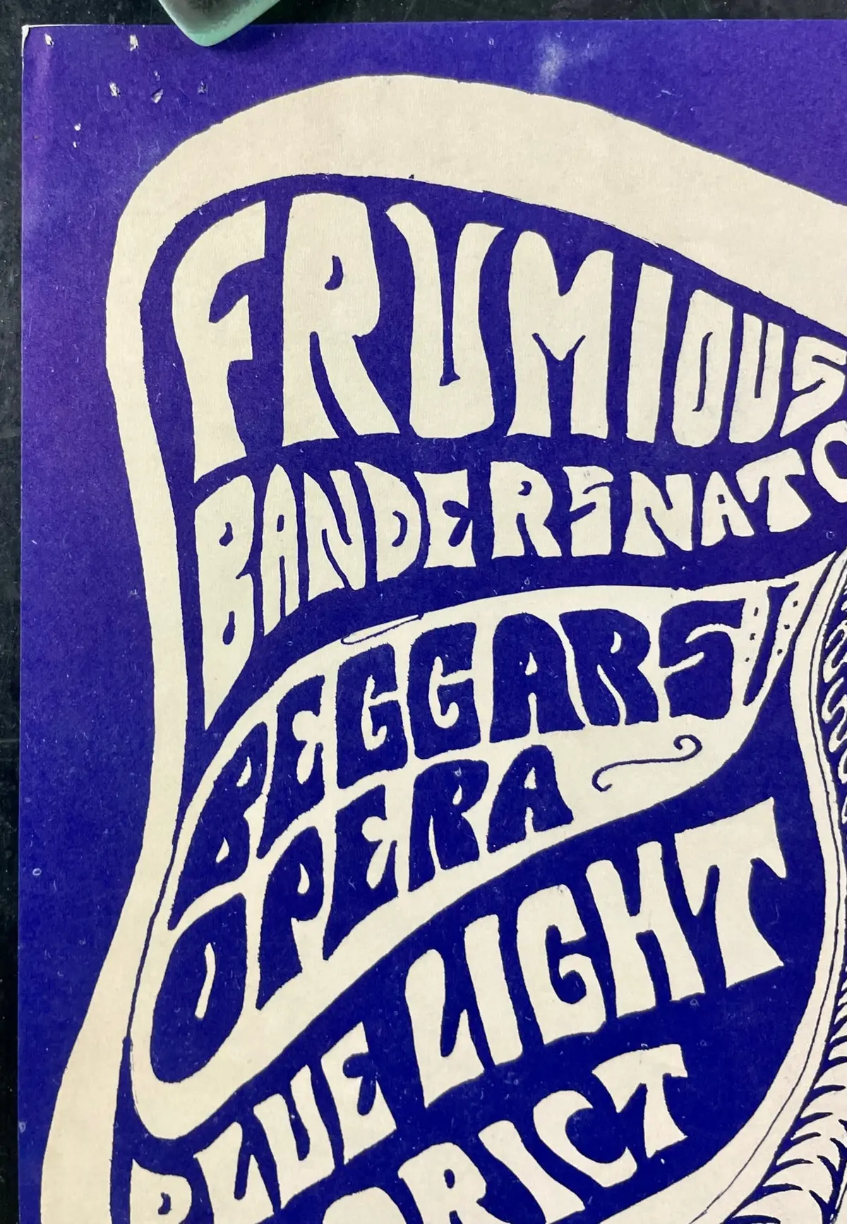 Auction - Psychedelic - Frumious Bandersnatch - 1967 Poster - Lafayette, Ca - Excellent 2