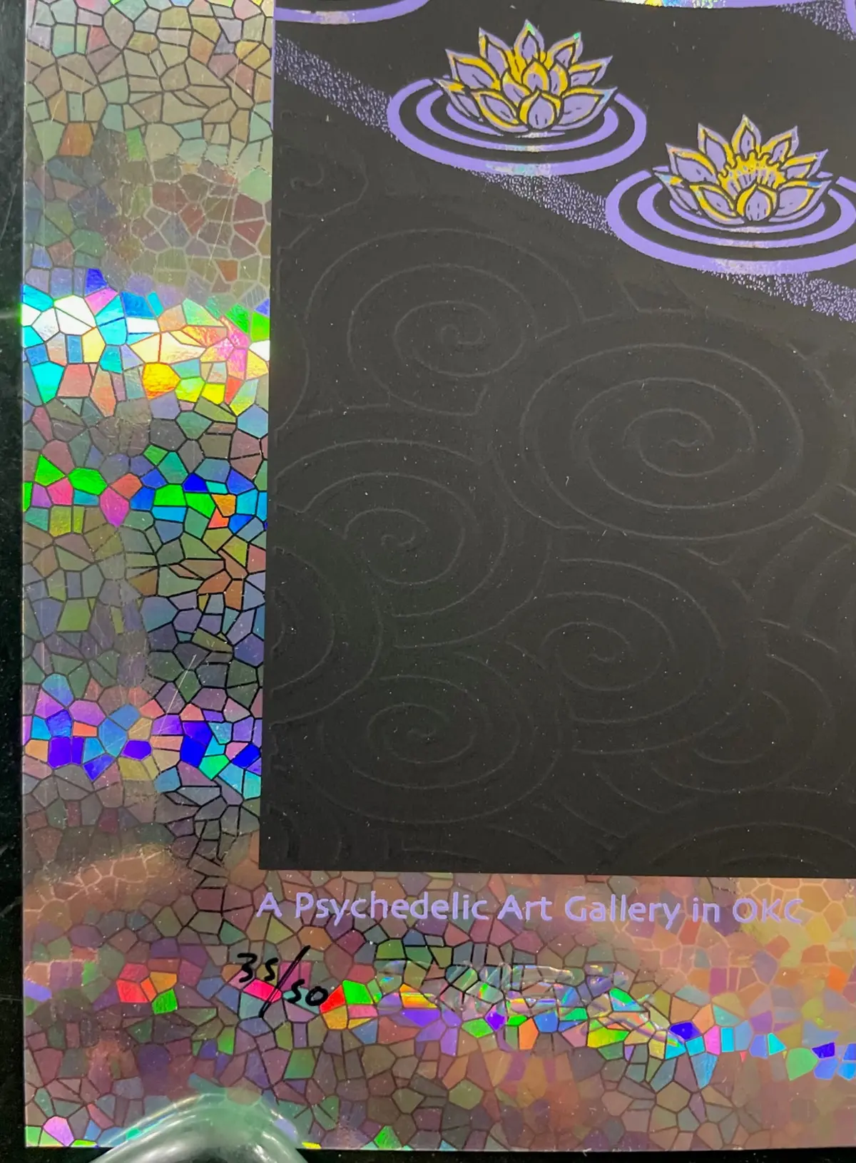 Auction - Womb Gallery - Oklahoma City '11 - Emek - Crackle Foil Edition - Mint 2