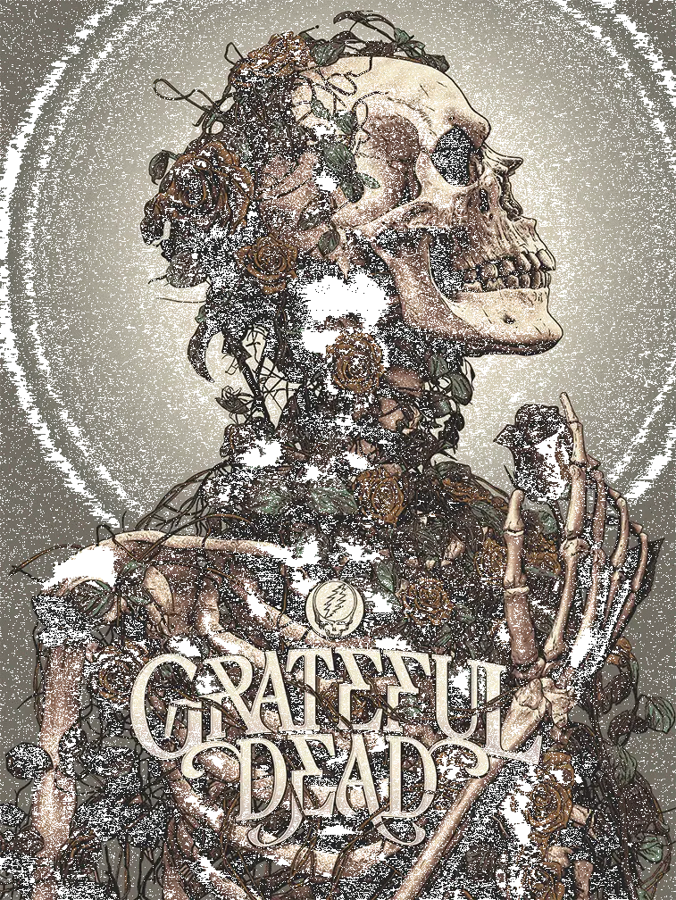 Auction - Grateful Dead '24 - Anthony Petrie - 3D Lenticular Poster - Edition Of 100 - Mint 1