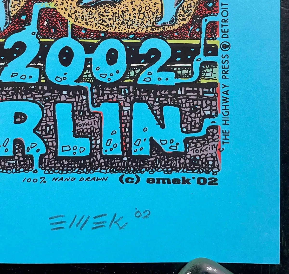Auction - Emek - System Of A Down - Berlin '02 - Blue Variant Edition - Near Mint 2
