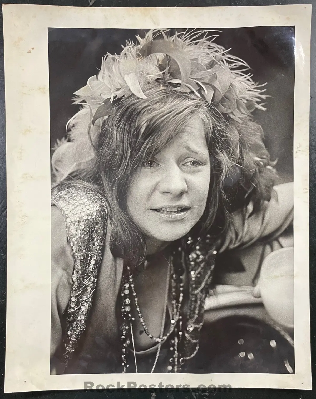 Janis Joplin - Tony Lane - Black & White Photograph - Excellent 1