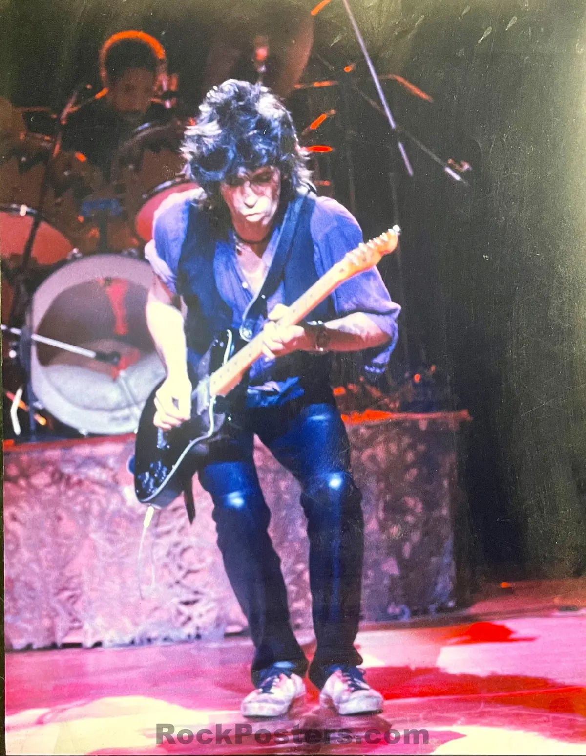 Keith Richards - Live 1979 Concert - Color Photograph -  Near Mint 1