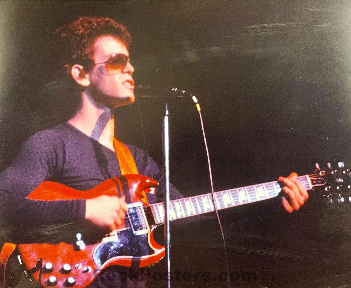 Lou Reed - Live 1975 Concert - Color Photograph -  Near Mint Minus 1