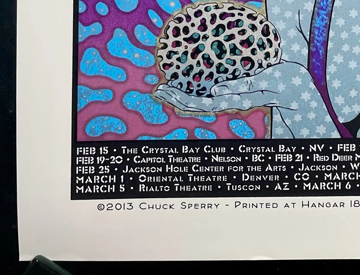 Auction - Mickey Hart Band - Worlds Within Tour '13 - Chuck Sperry - 1St Edition - Near Mint 2