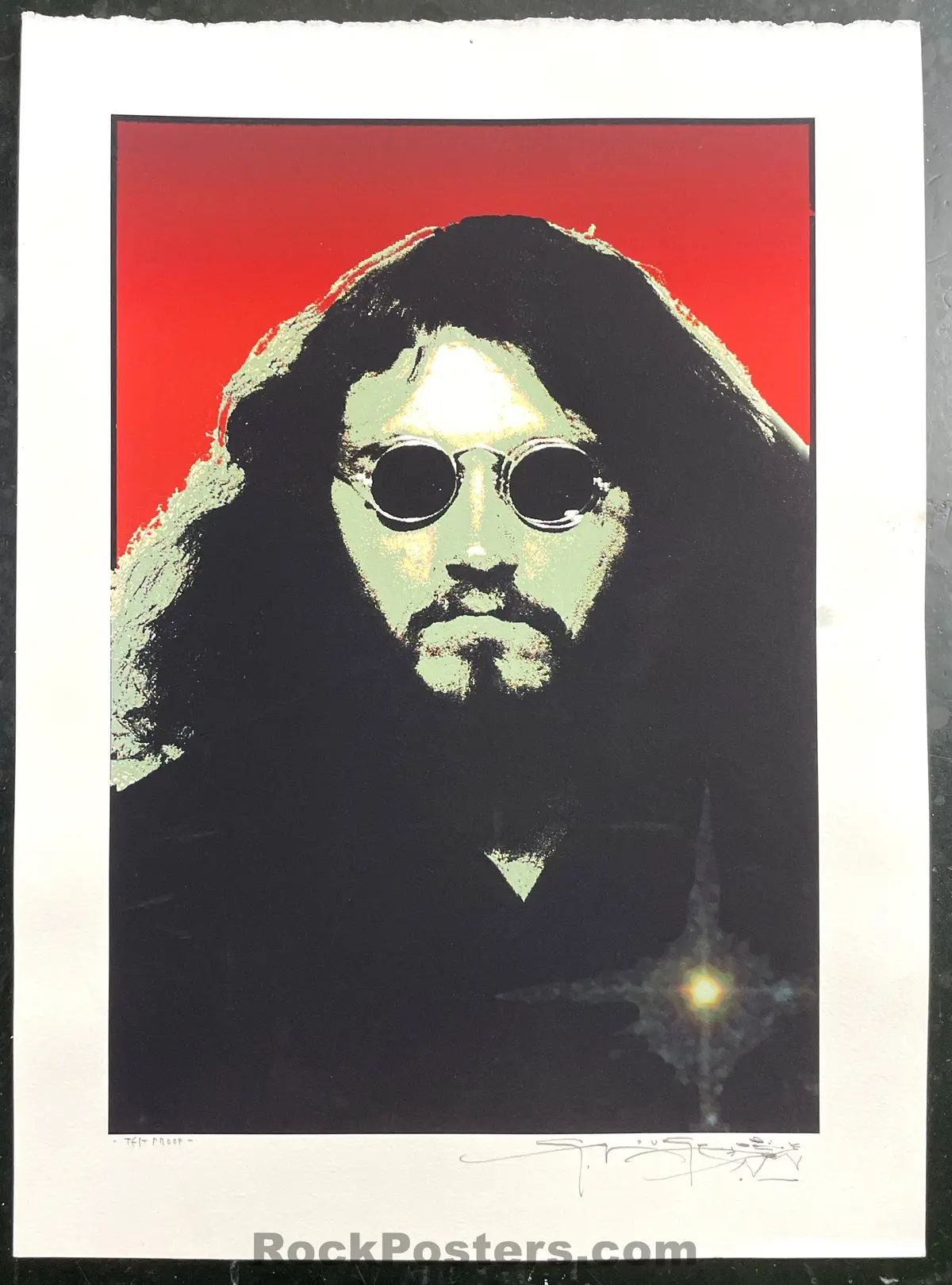 Auction - Stanley Mouse - Signed Self-Portrait - Test Print Poster - Near Mint Minus 1