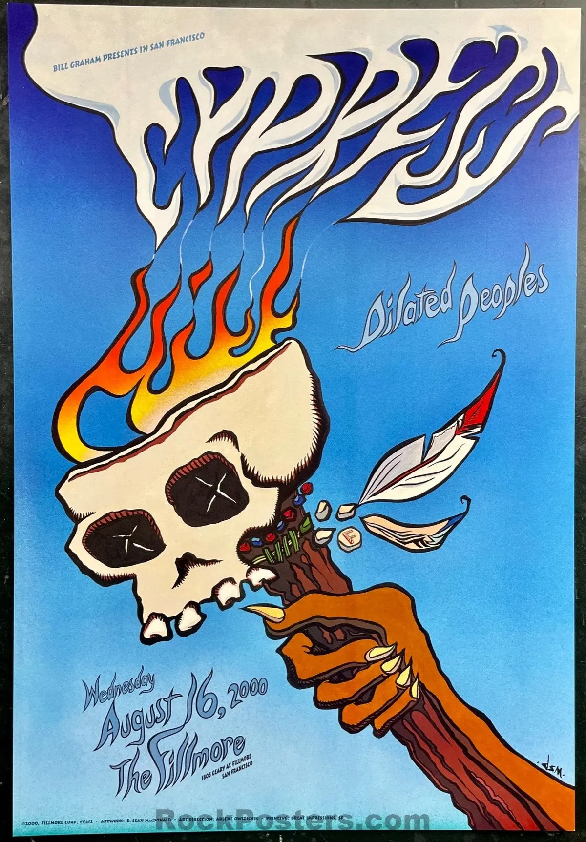 Nf-412 - Cypress Hill - 2000 Poster - The Fillmore - Near Mint Minus 1