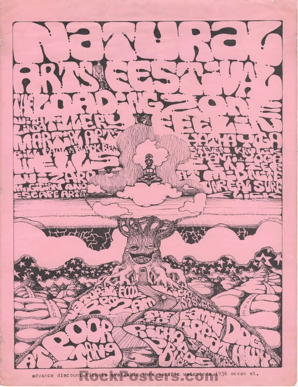 Auction - Family Dog Great Highway - Loading Zone - Arts Festival - 1972 Handbill - Excellent 1