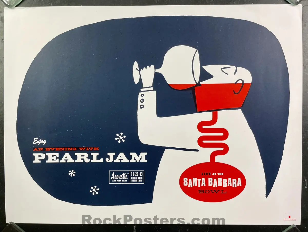 Auction - Pearl Jam - Santa Barbara '03 - Ames Brothers - 1St Edition - Near Mint Minus 1