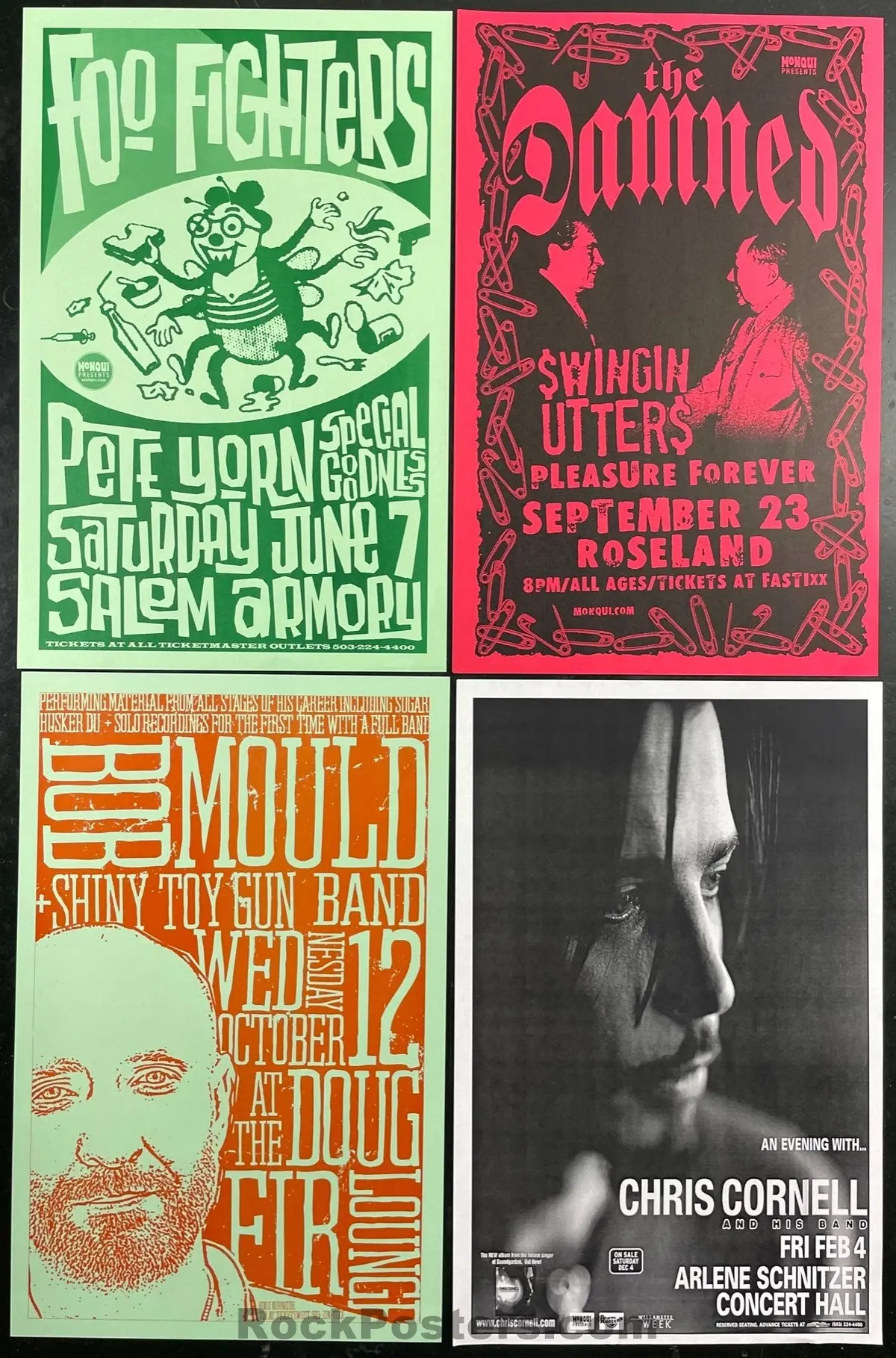 Auction - Foo Fighters - Chris Cornell - 2000S Posters (4) - Mike King -  Near Mint Minus 1