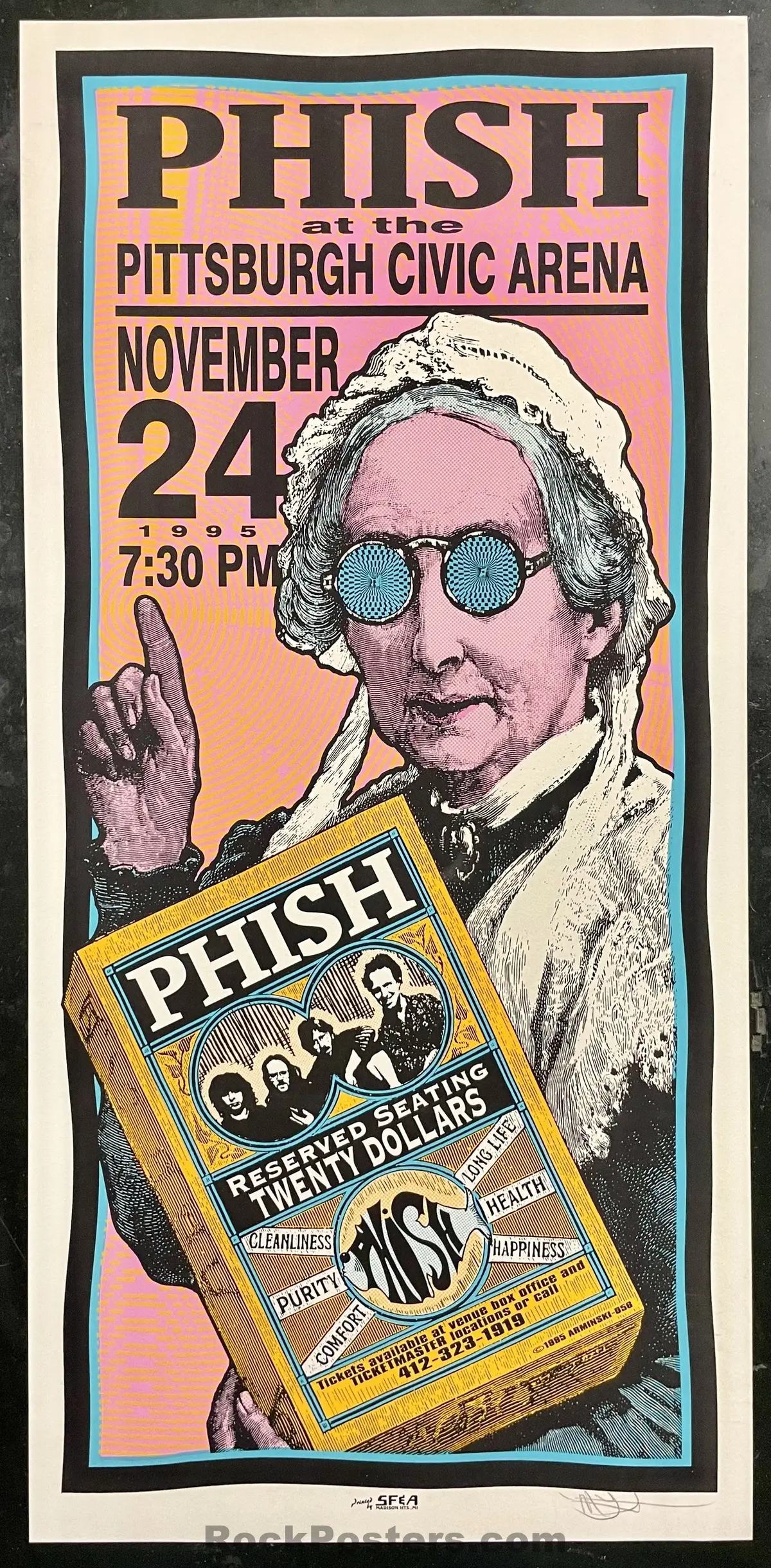 Auction - Phish - Pittsburgh '95 - Mark Arminski -  Near Mint 1