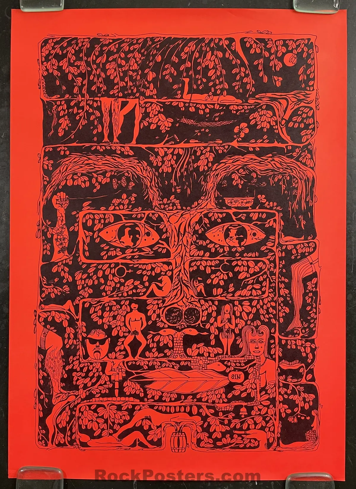 Auction - Psychedelic - Late 1960'S - Head Shop Poster - Near Mint Minus 1