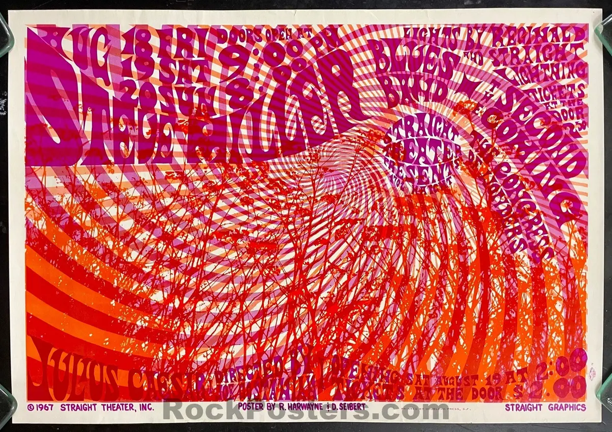 Auction - Steve Miller Blues Band - 1967 Poster - Straight Theater - Excellent 1