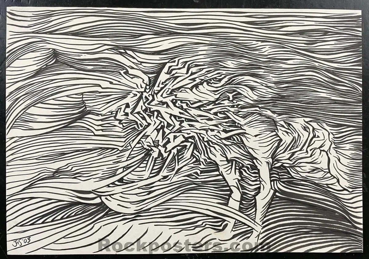 Auction - Psychedelic - John Seabury -  Ink Drawing - 2003 - Near Mint 1