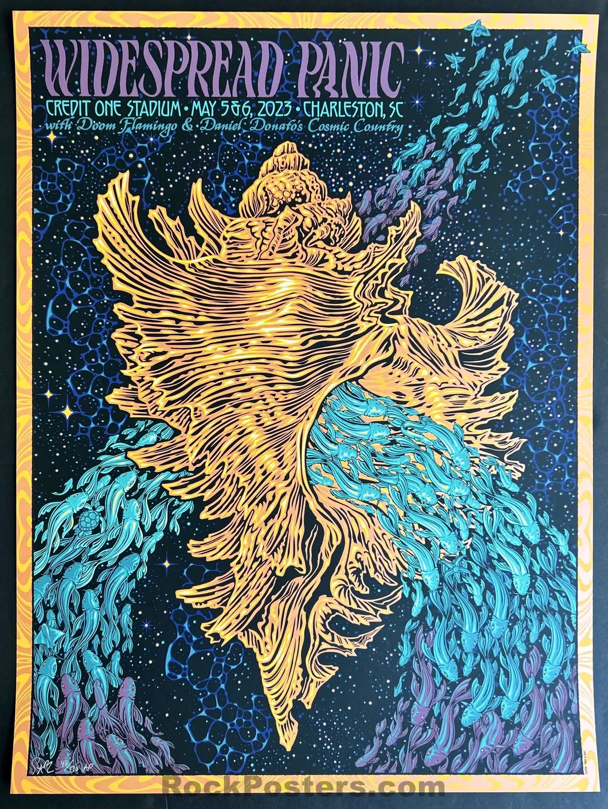 Auction - Widespread Panic - Charleston '23 - Todd Slater - Artist Proof Edition - Mint 1