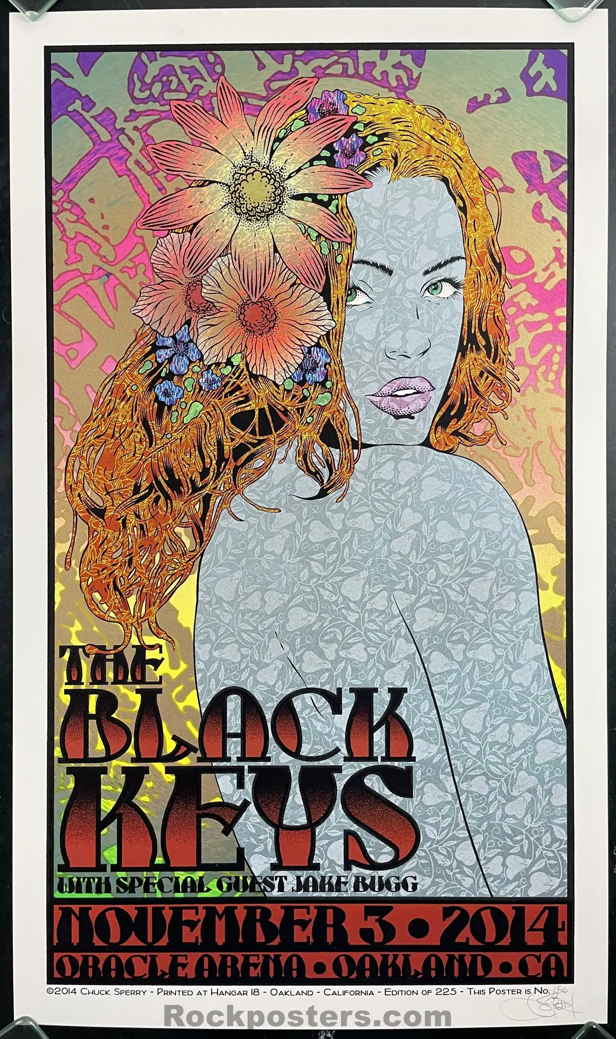 Auction - The Black Keys - Oakland '14 - Chuck Sperry - 1St Edition - Mint 1