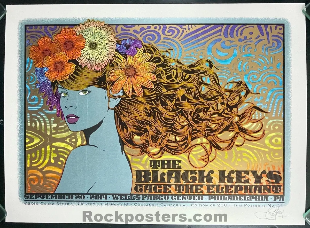 Auction - Black Keys - Philadelphia '14 - Chuck Sperry - 1St Edition - Near Mint 1