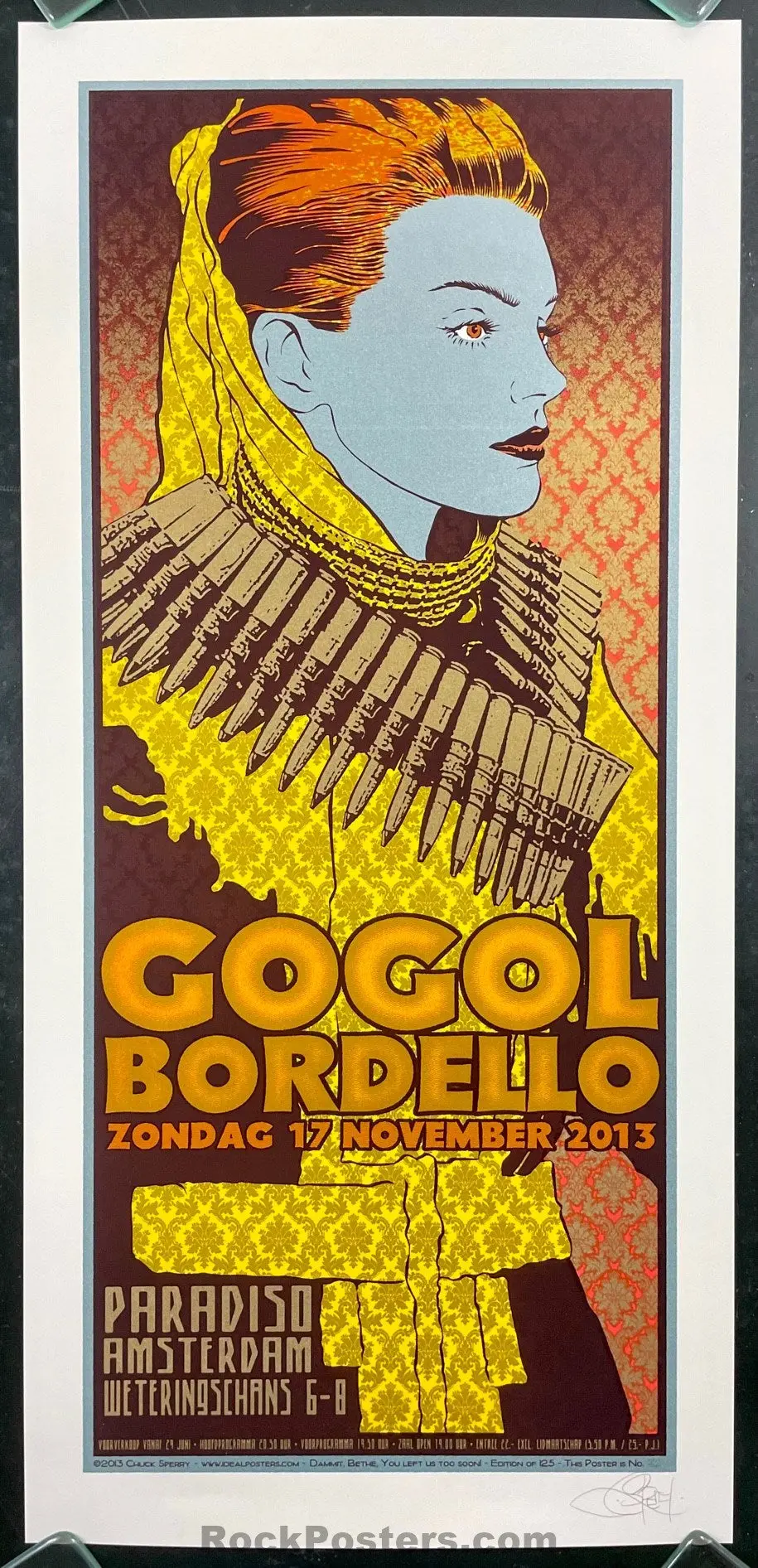 Auction - Gogol Bordello - Amsterdam '13 - Chuck Sperry - Mint 1
