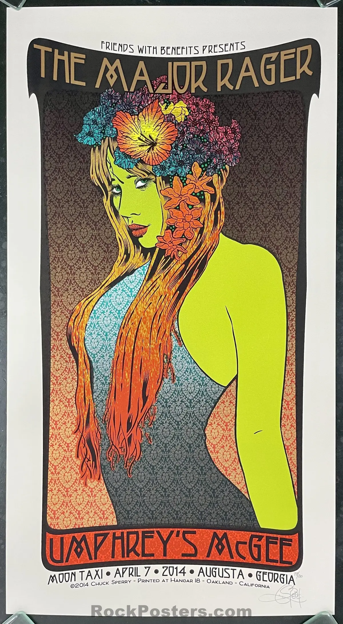 Auction - Umphrey's Mcgee - Augusta '14 - Chuck Sperry - 1St Edition - Mint 1