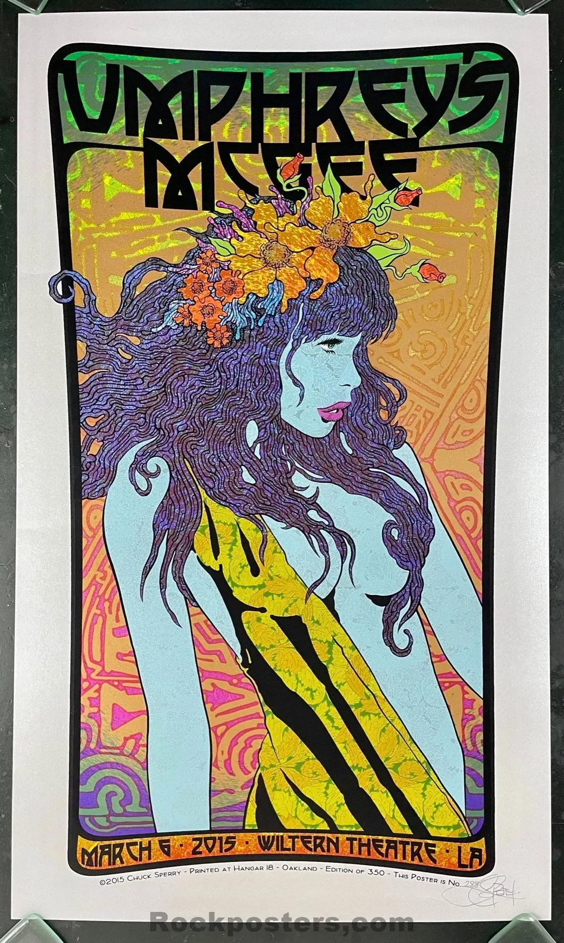 Auction - Umphrey's Mcgee - Los Angeles '15 - Chuck Sperry - 1St Edition - Near Mint 1