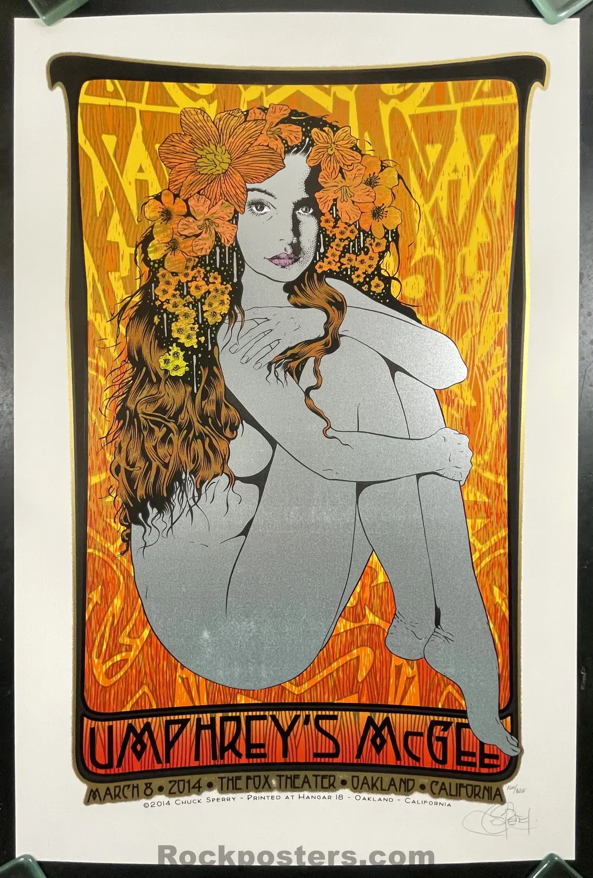 Auction - Umphrey's Mcgee - Oakland '14 - Chuck Sperry - 1St Edition - Near Mint 1