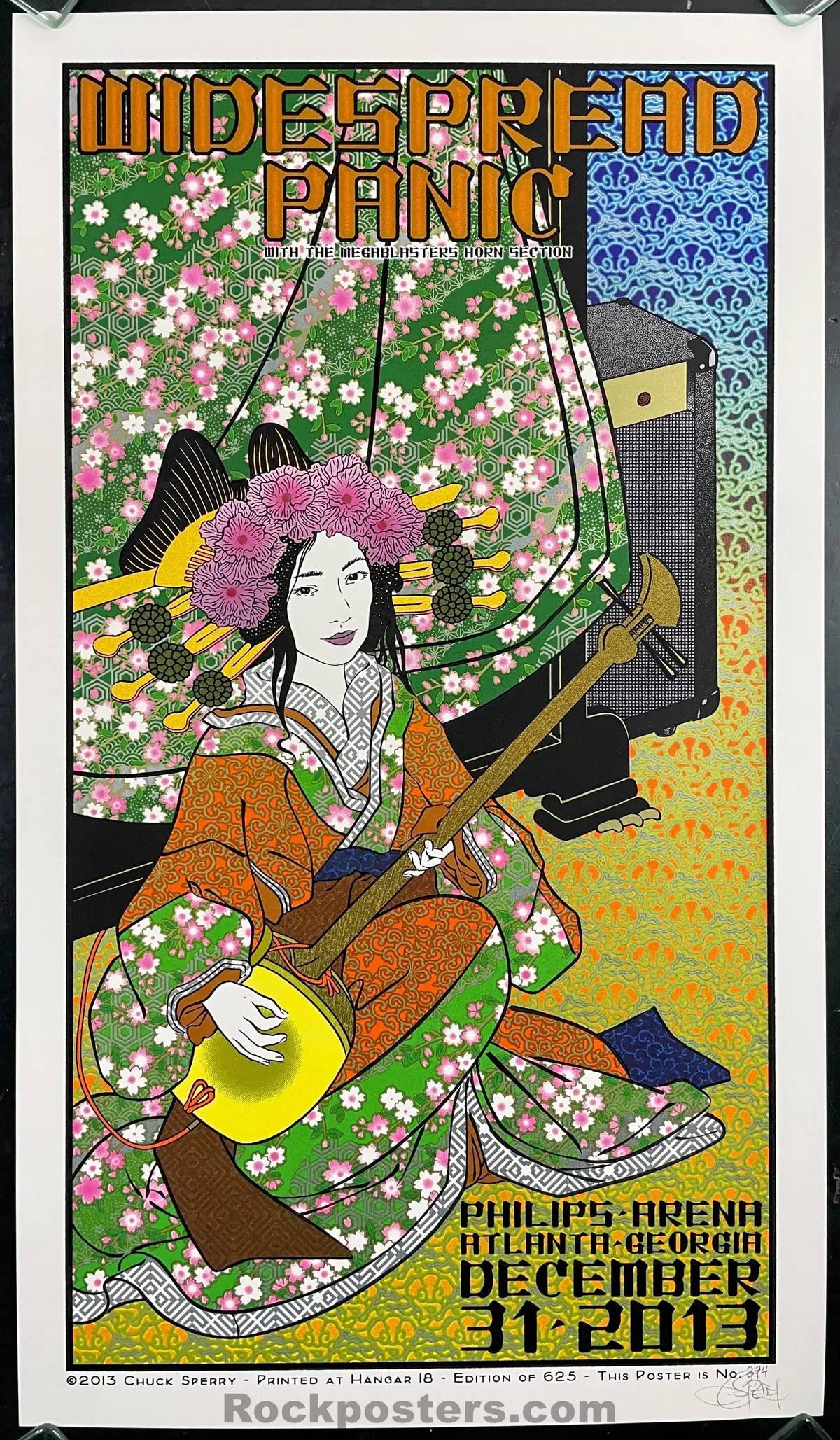 Auction - Widespread Panic - Atlanta '13 -  Chuck Sperry - 1St Edition - Mint 1