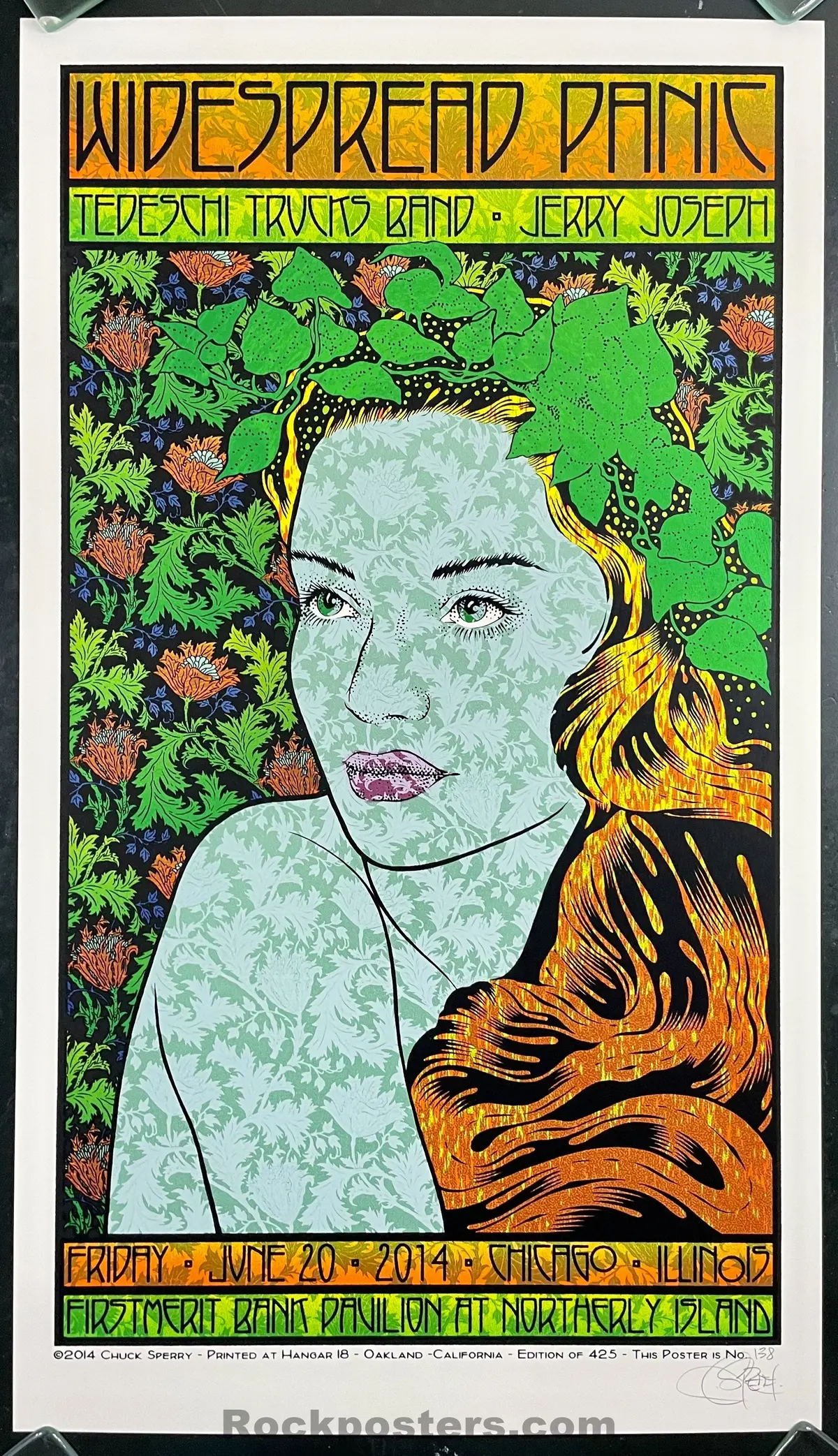 Auction - Chuck Sperry - Widespread Panic - Chicago '14 - 1St Edition - Near Mint Minus 1