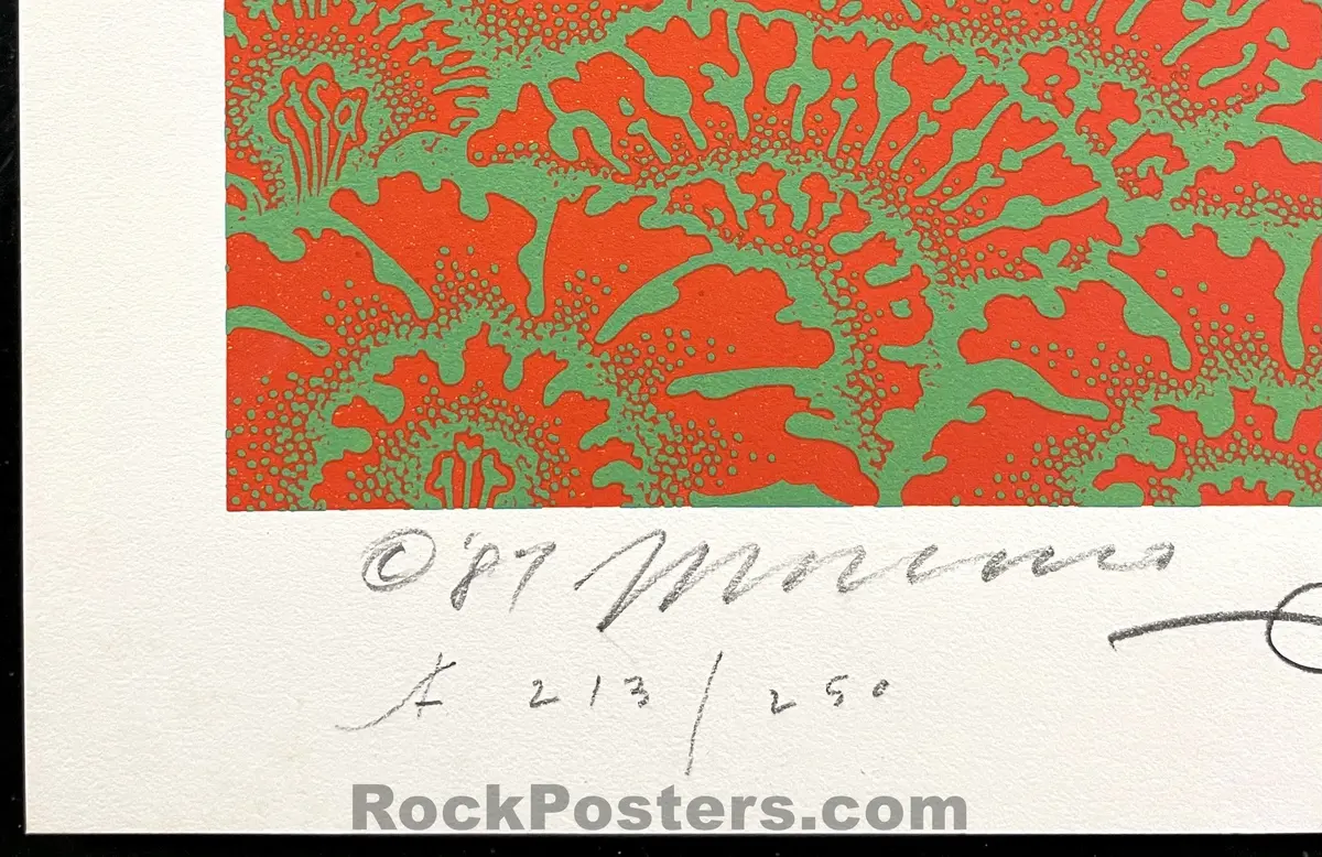 Auction - Summer Of Love 20Th Anniversary - Big Five Signed - 1987 Poster - Golden Gate Park - Near Mint 2