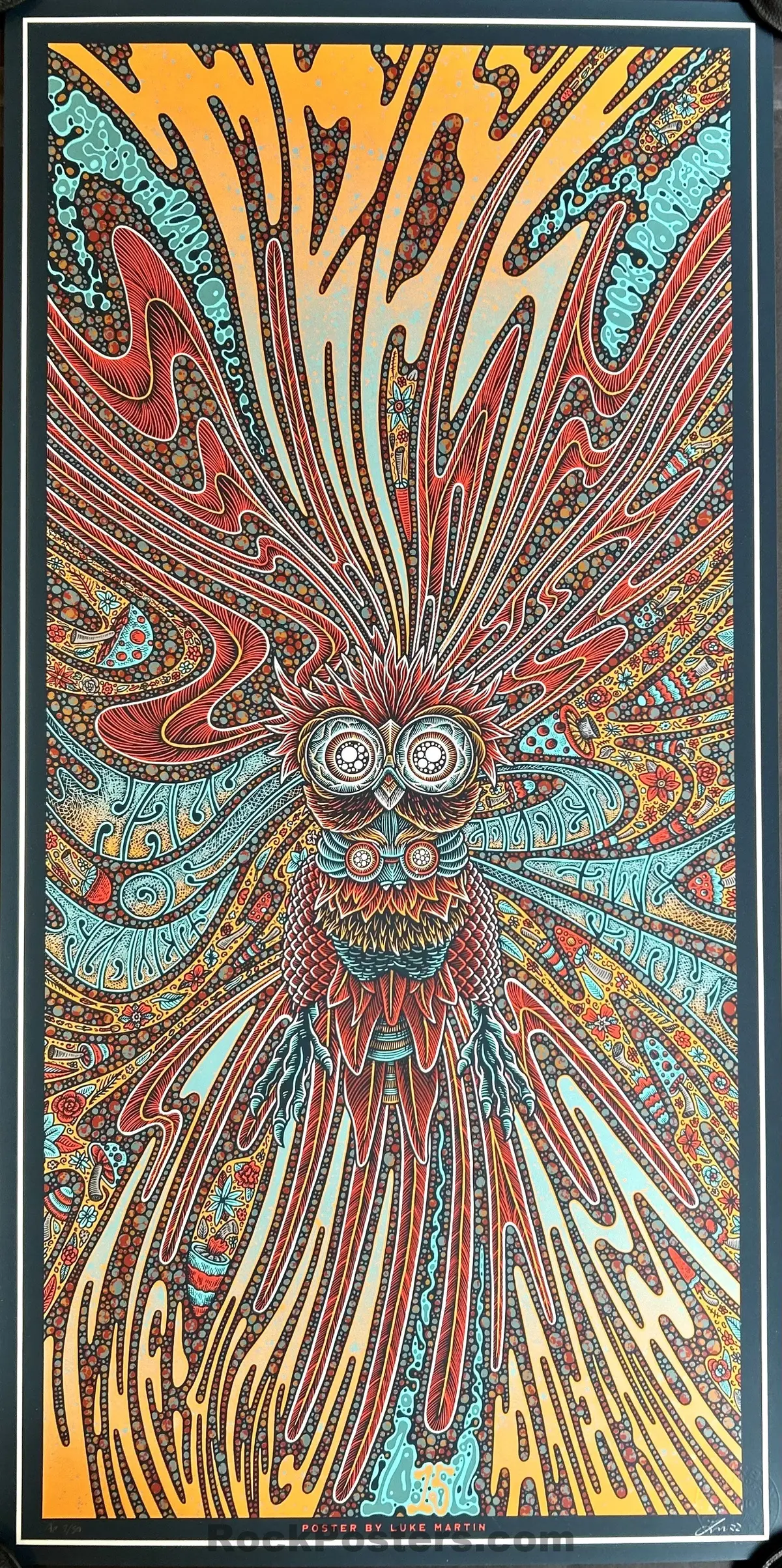 Auction - The Rock Poster Society - Trps '22 - Luke Martin -  Silkscreen Artist Proof - Mint 1