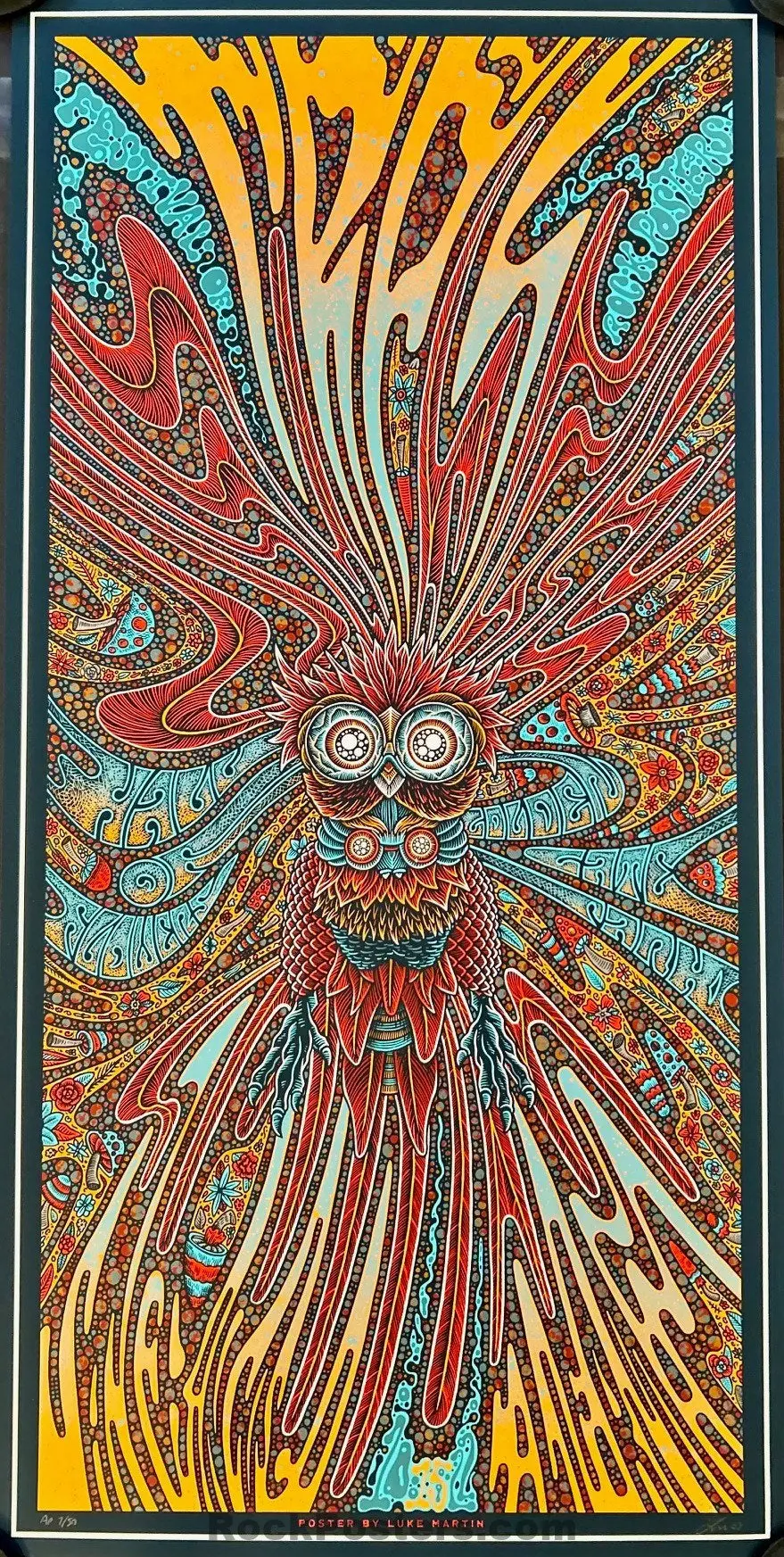 Auction - The Rock Poster Society - Trps '22 - Luke Martin - Artist Proof Silkscreen - Mint 1
