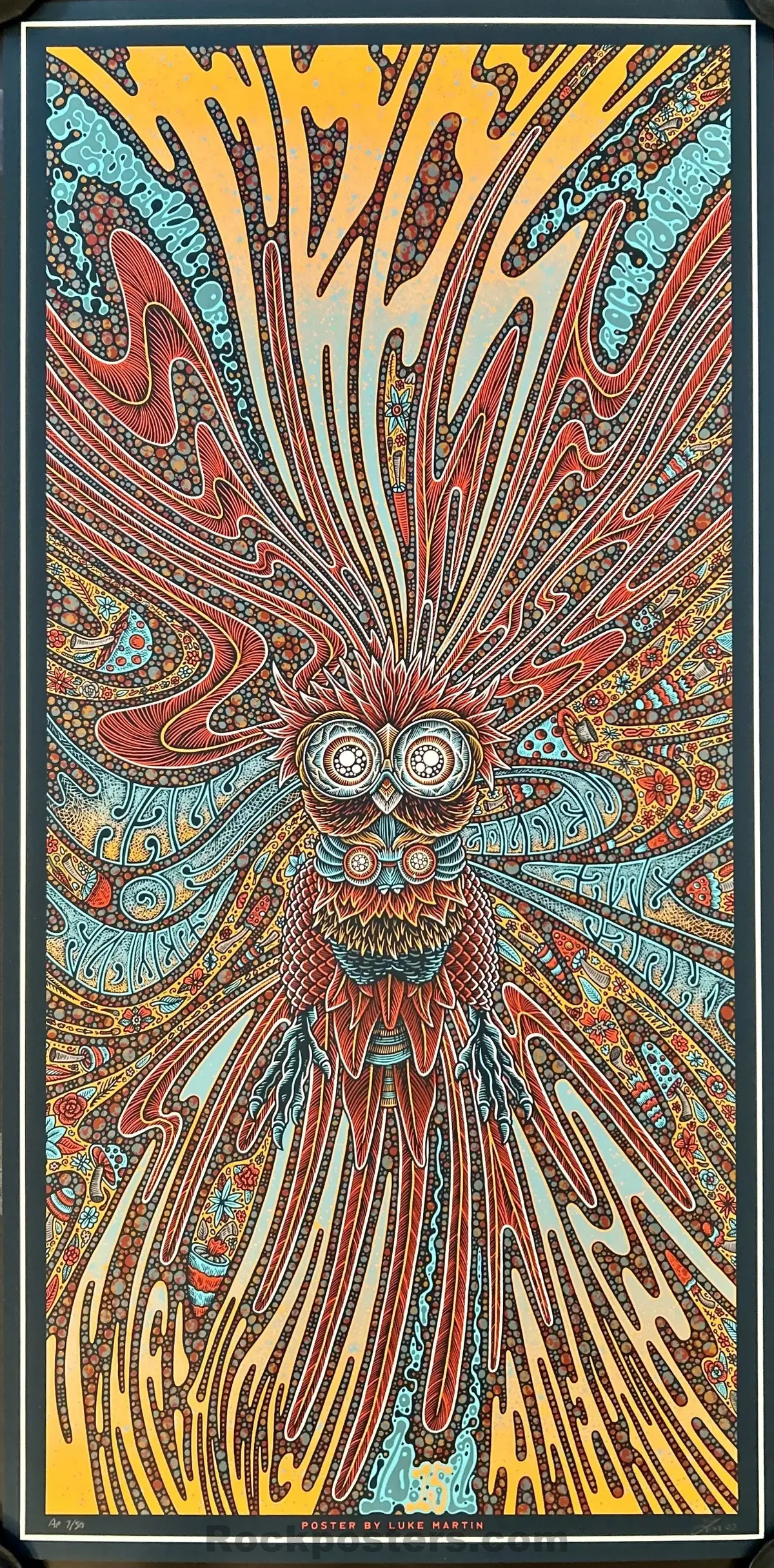Auction - The Rock Poster Society - Trps '22 - Luke Martin - Artist Proof Silkscreen - Mint 1