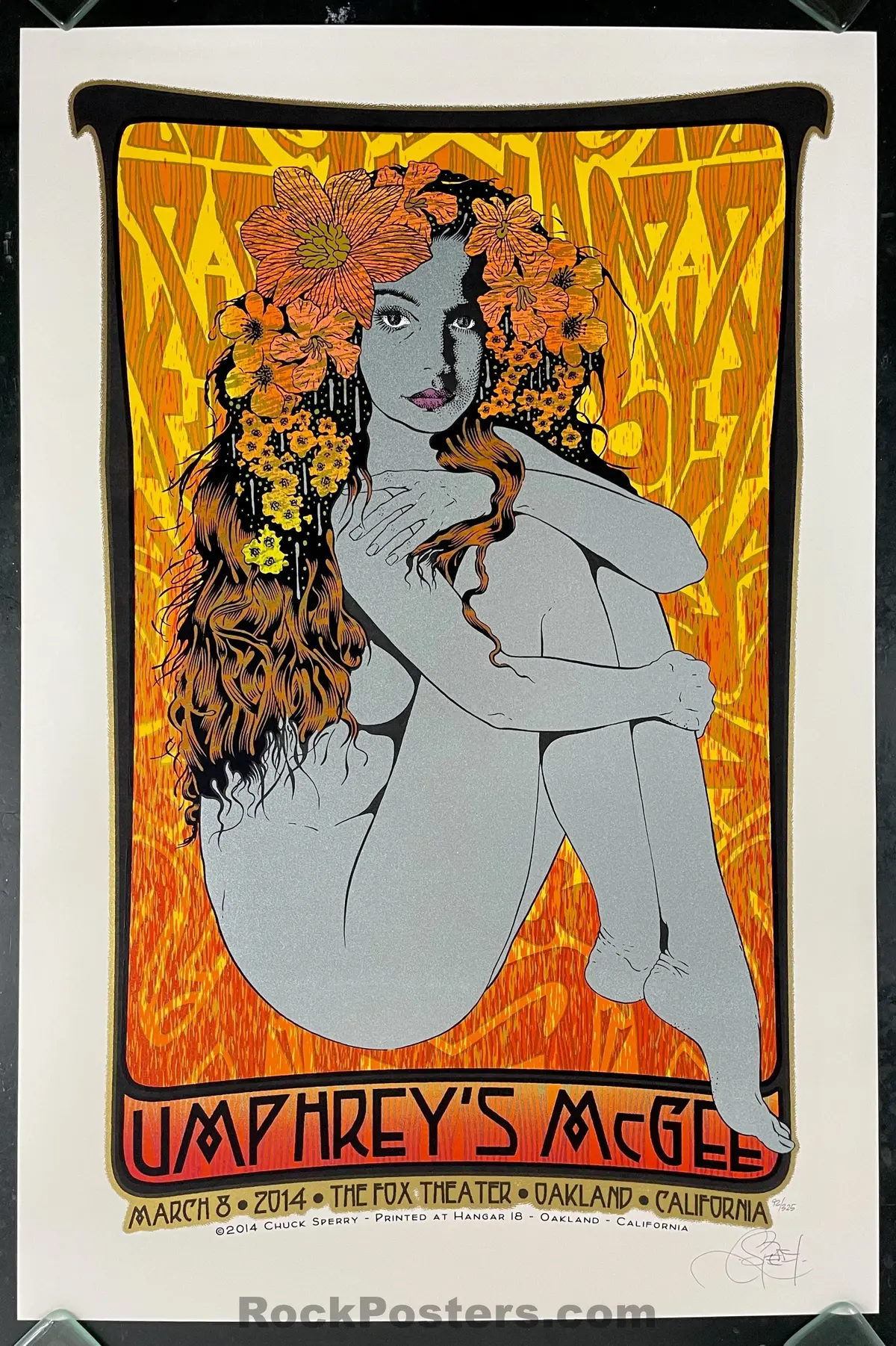 Auction - Umphrey's Mcgee - Oakland '14 - Chuck Sperry - 1St Edition - Mint 1