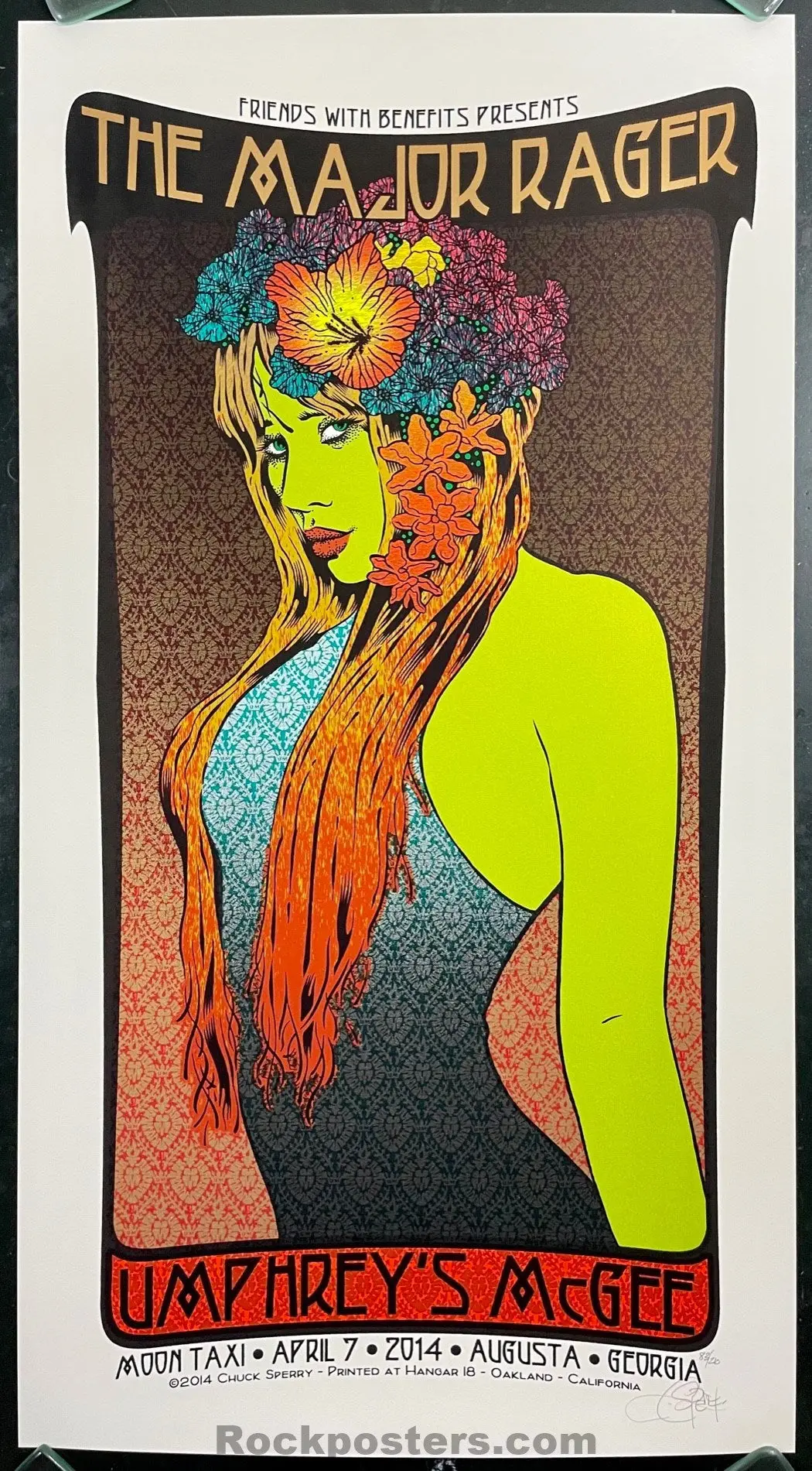 Auction - Umphrey's Mcgee - Augusta '14 - Chuck Sperry - 1St Edition - Mint 1