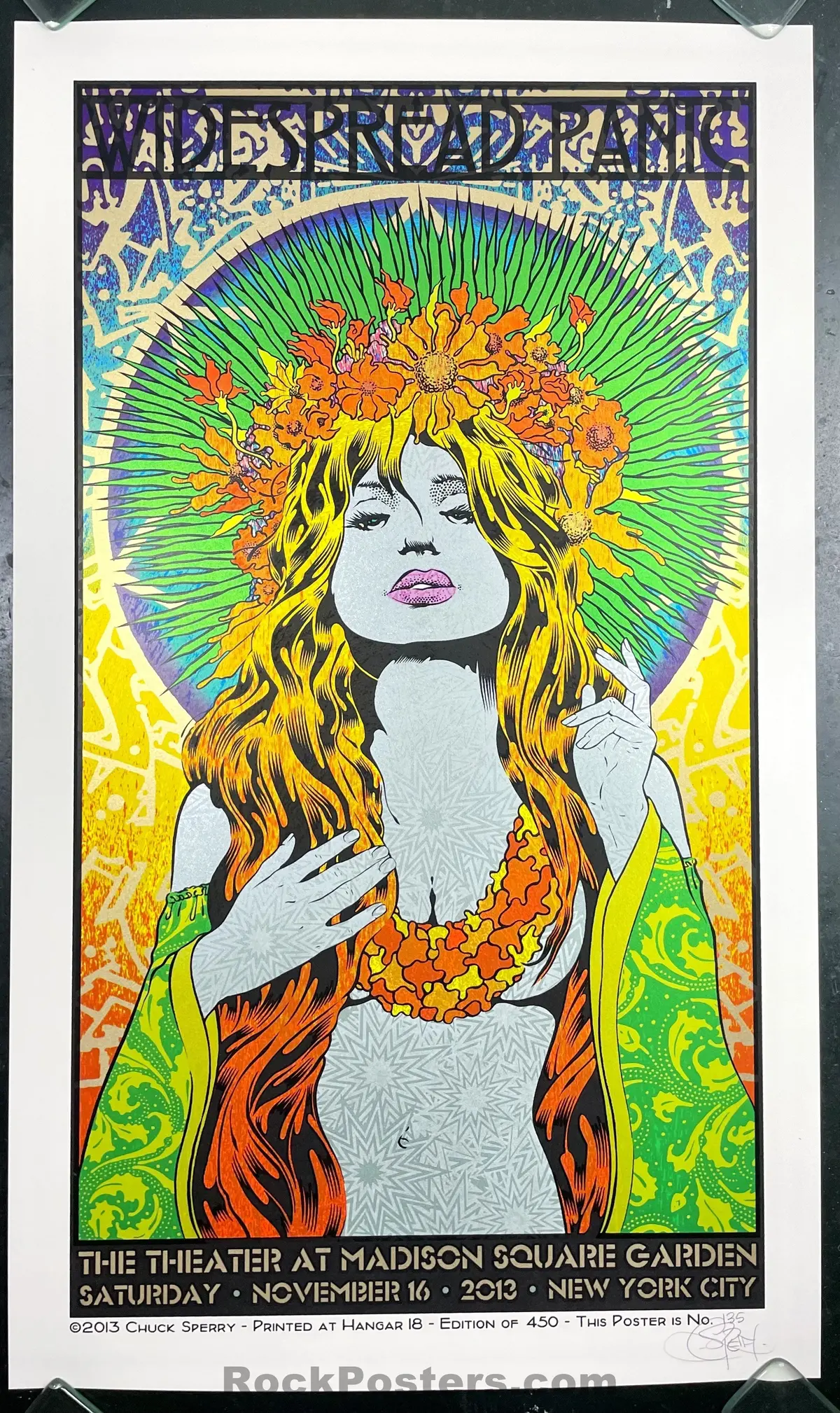 Auction - Widespread Panic - Nyc '13 - Chuck Sperry - 1St Edition - Madison Square Garden - Mint 1