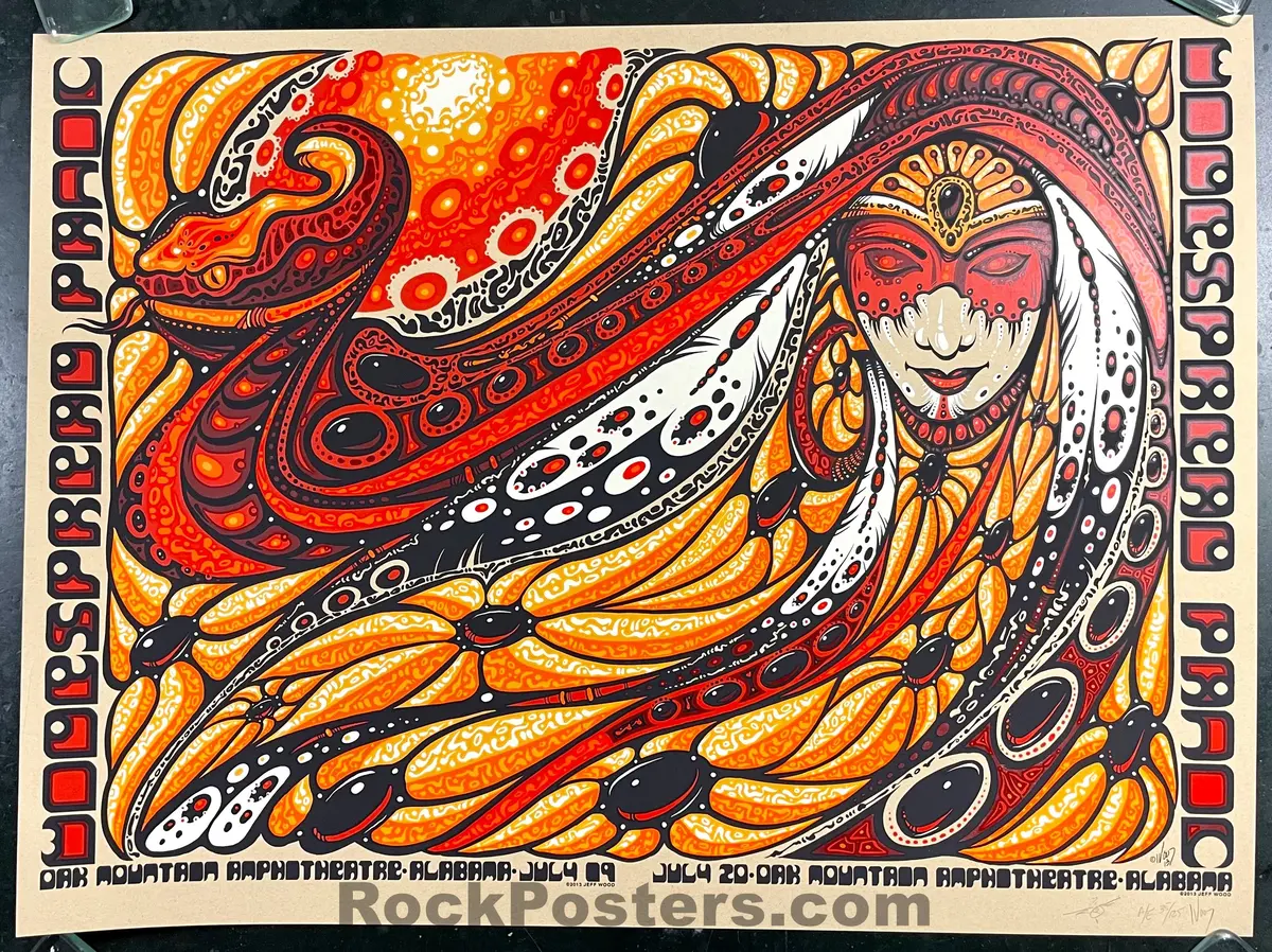Auction - Widespread Panic - Pelham Set '13 - Jeff Wood - Uncut Artist Edition -  Mint 1