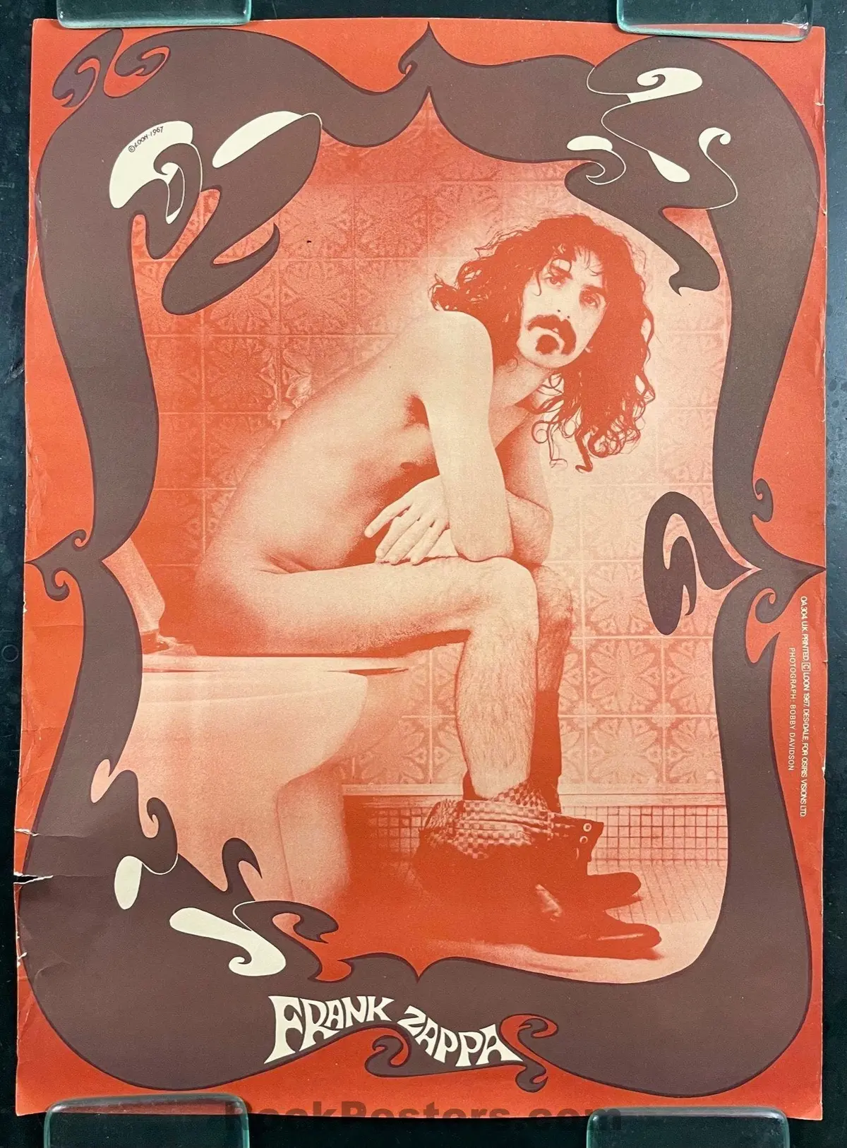Auction - Frank Zappa - Zappa Krappa - 1967 Poster - Osiris Visions - Very Good 1