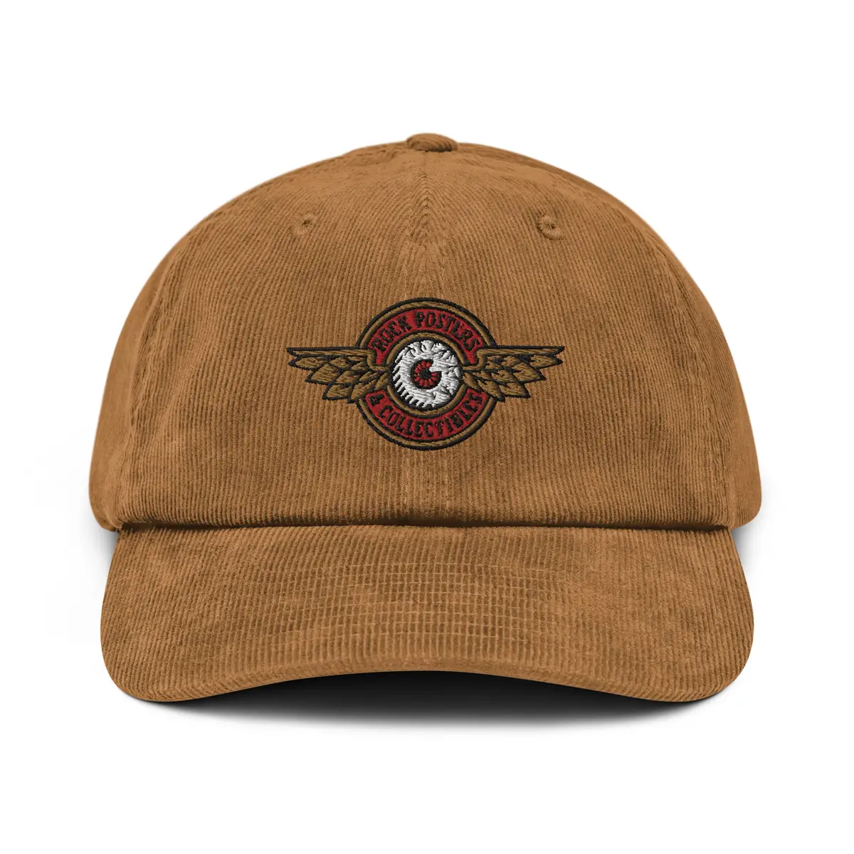 Rockposters.Com - Est. 1991 Corduroy Ball Cap - Camel 1
