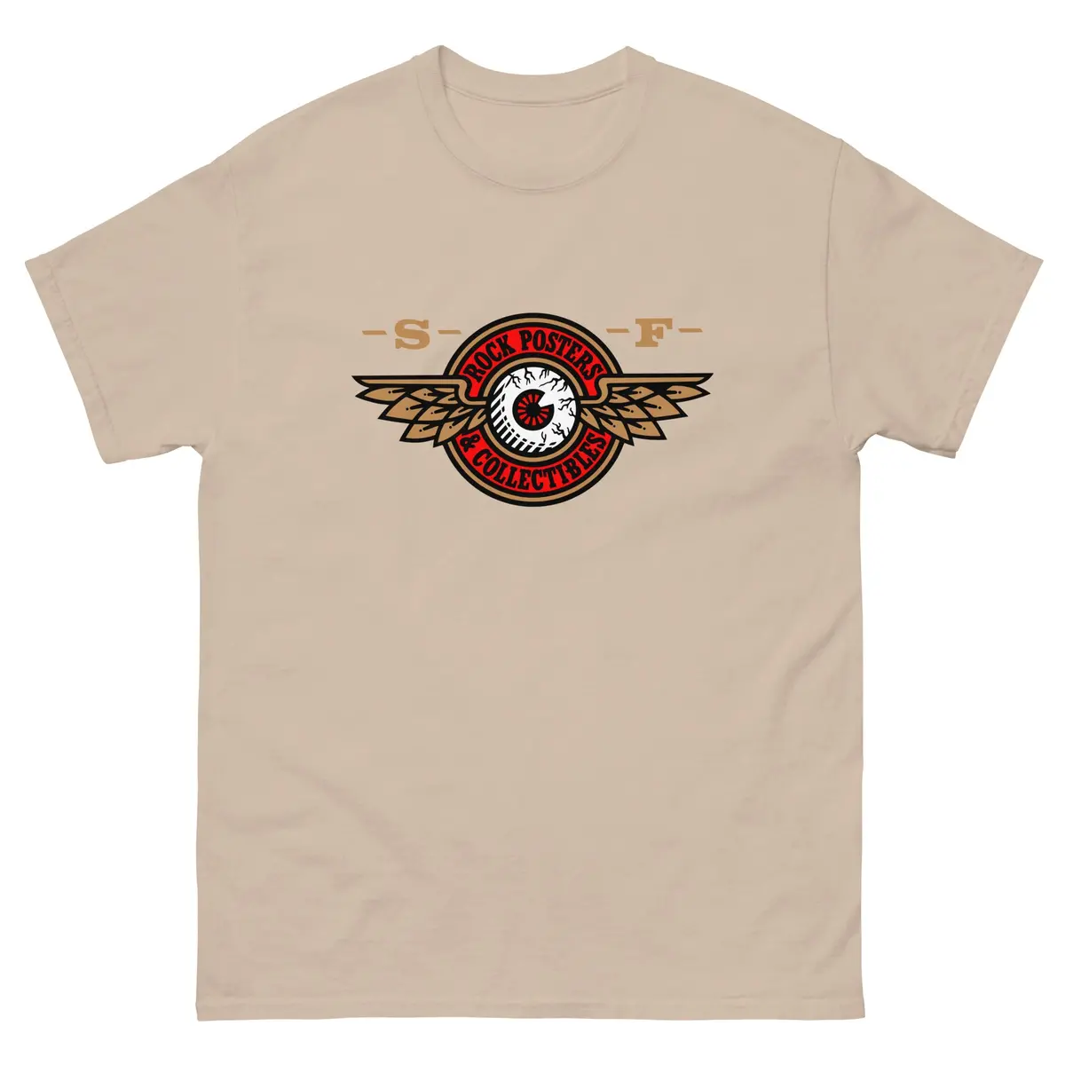 Rockposters.Com - Est. 1991 Men's T-Shirt - Sand 1