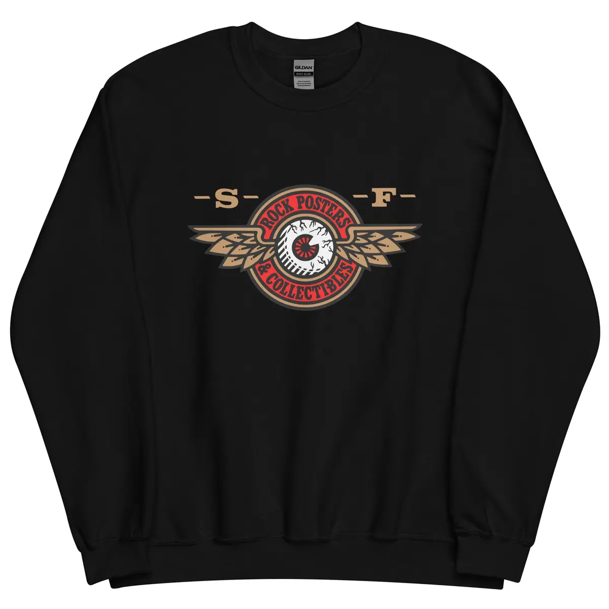 Rockposters.Com - Est. 1991 Men's Crewneck Sweatshirt - Black 1