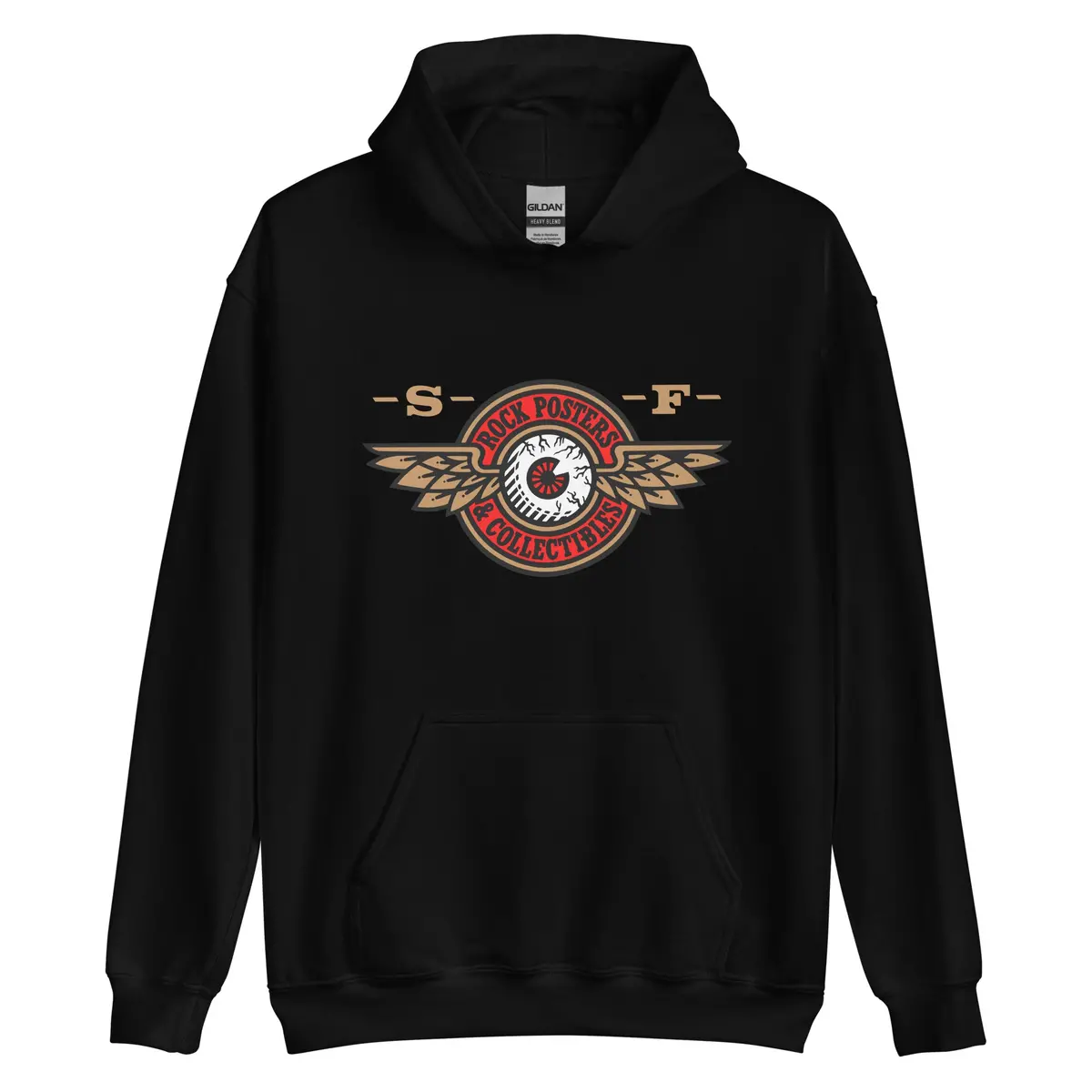 Rockposters.Com - Est. 1991 Men's Hooded Sweatshirt - Black 1